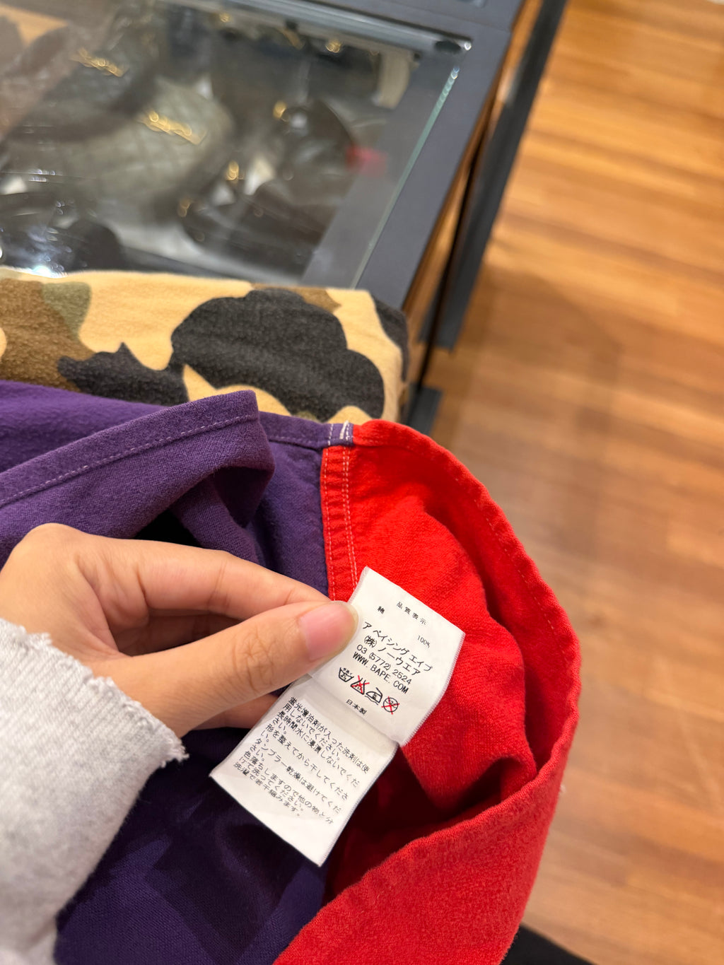 Bape OG Classics Crazy Camo
Patchwork Button Down Shirt