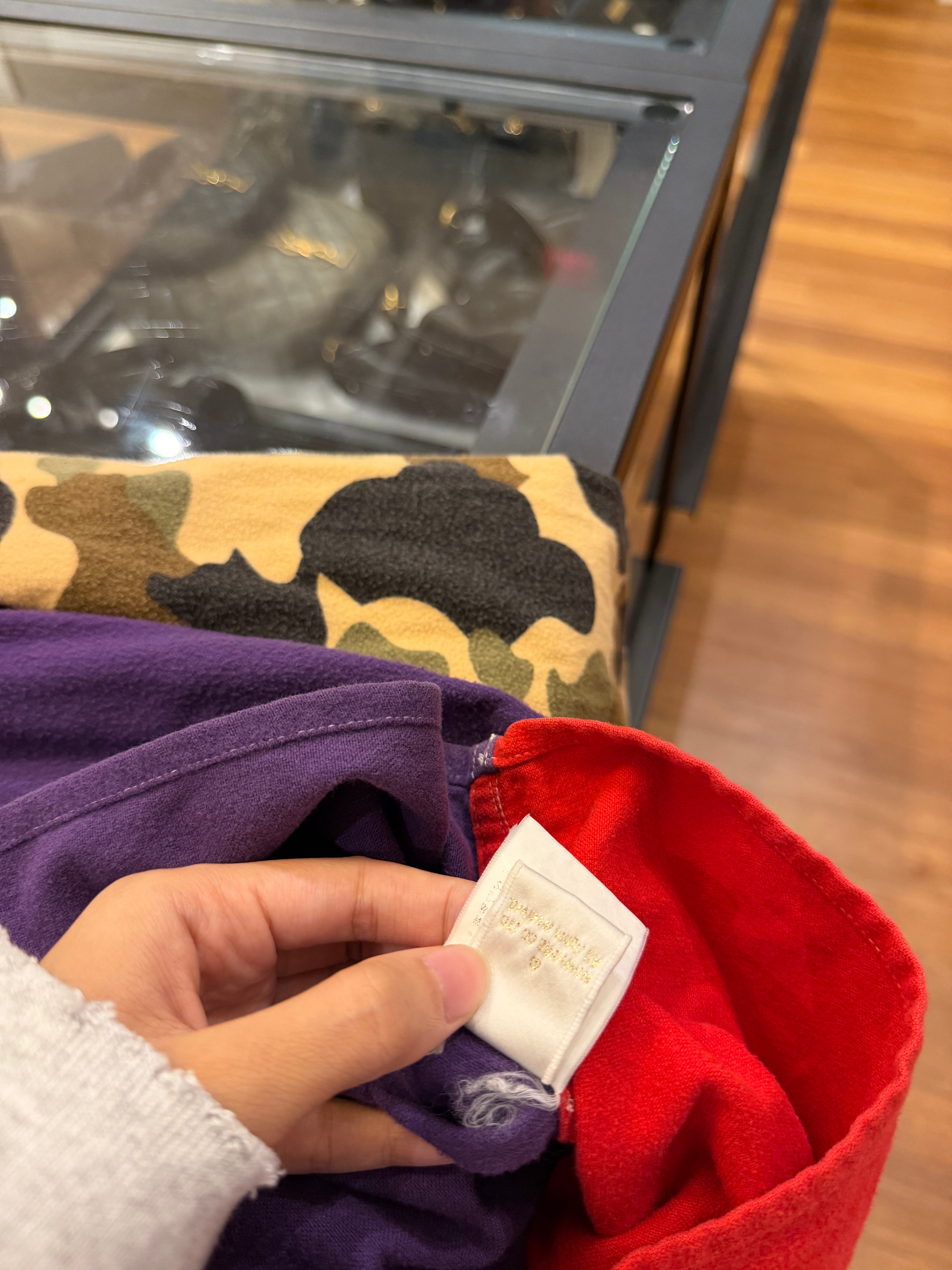 Bape OG Classics Crazy Camo
Patchwork Button Down Shirt