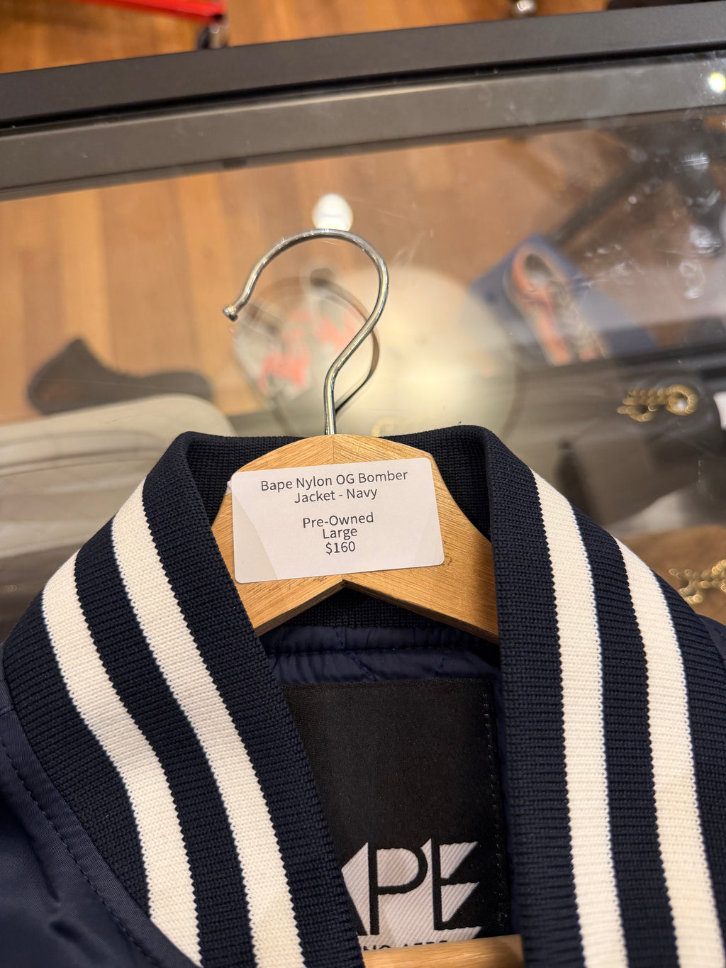 Bape Nylon OG Bomber
Jacket - Navy