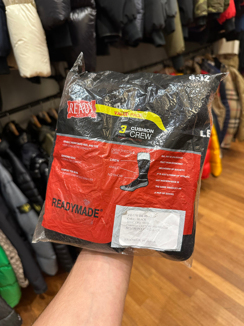 Ready Made 3 Pack Socks (OS)