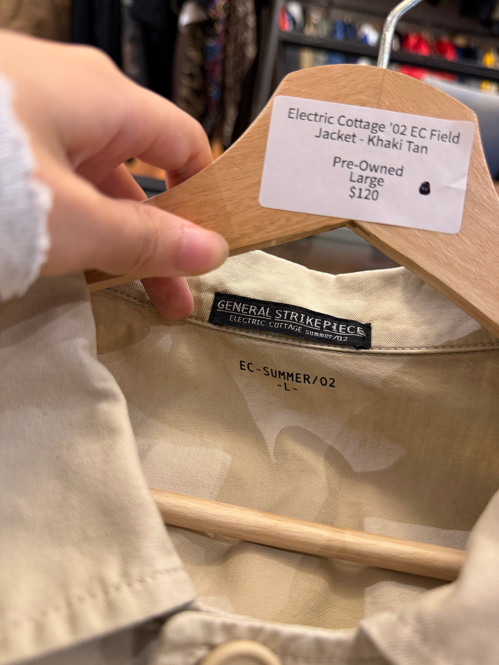 Electric Cottage '02 EC Field
Jacket - Khaki Tan