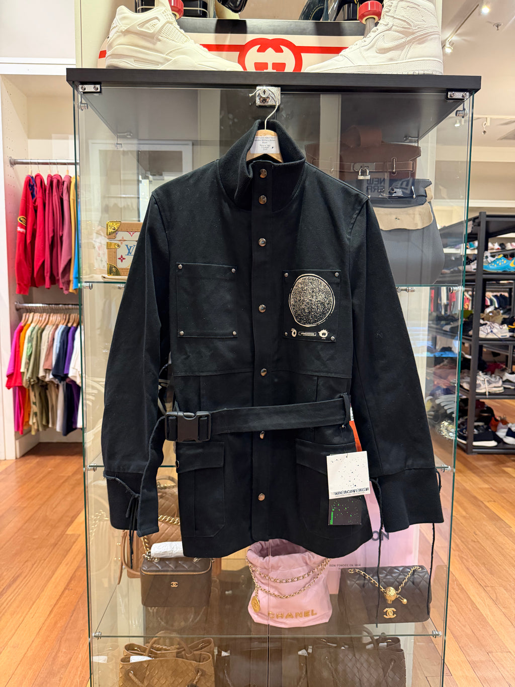 Undercover AW07 "Knit" Speaker Military Jacket -
Black