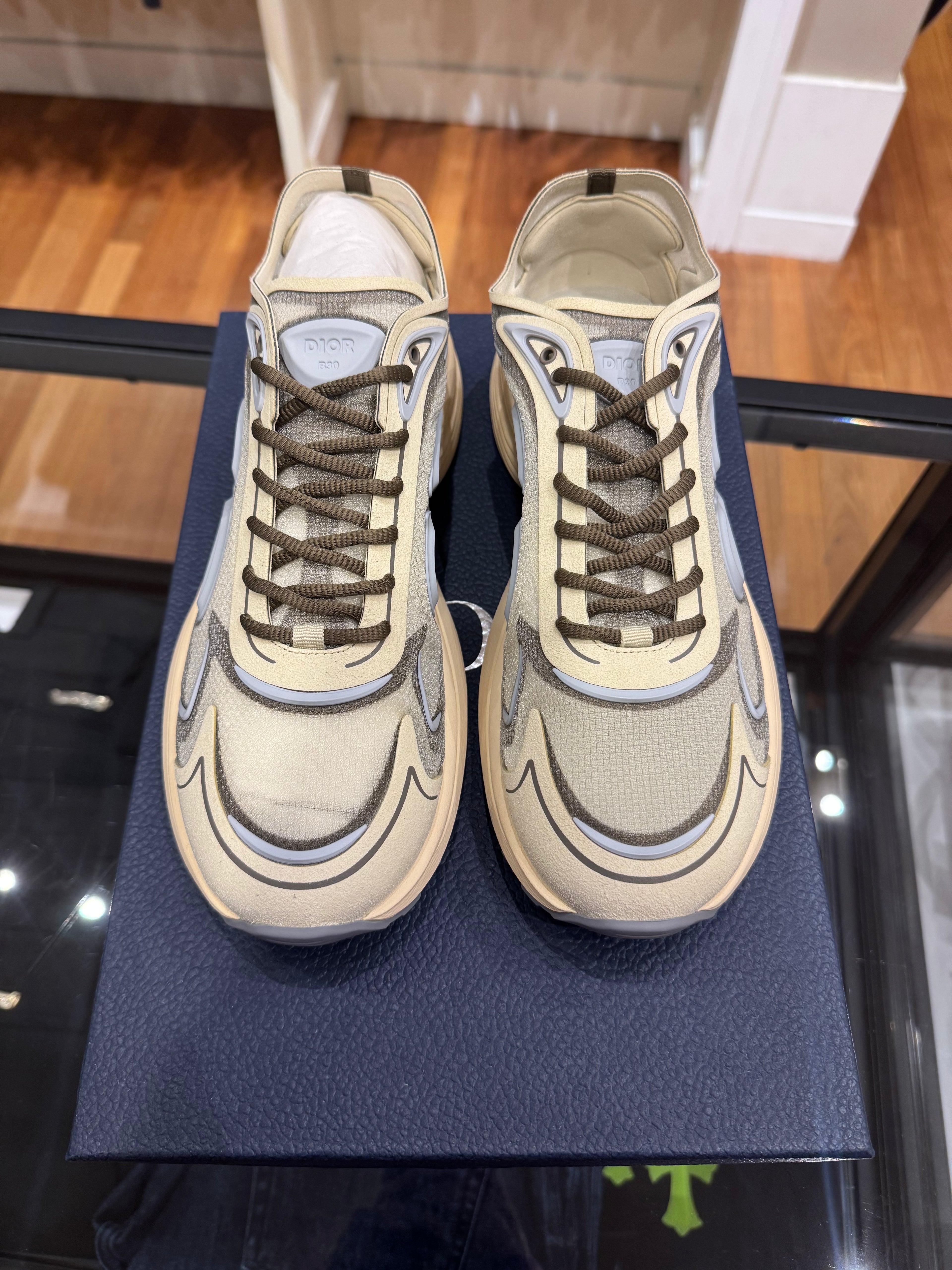 Dior B30 Countdown Tech Sneaker - Beige