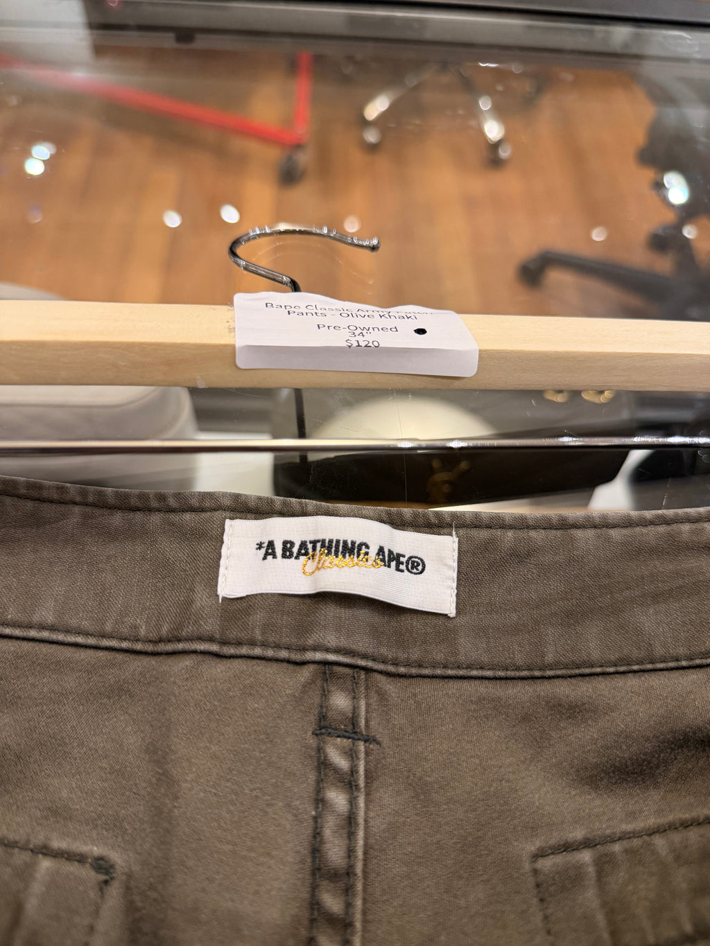 Bape Classic Army Patch
Pants - Olive Khaki