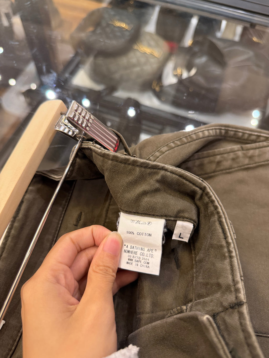 Bape Classic Army Patch
Pants - Olive Khaki
