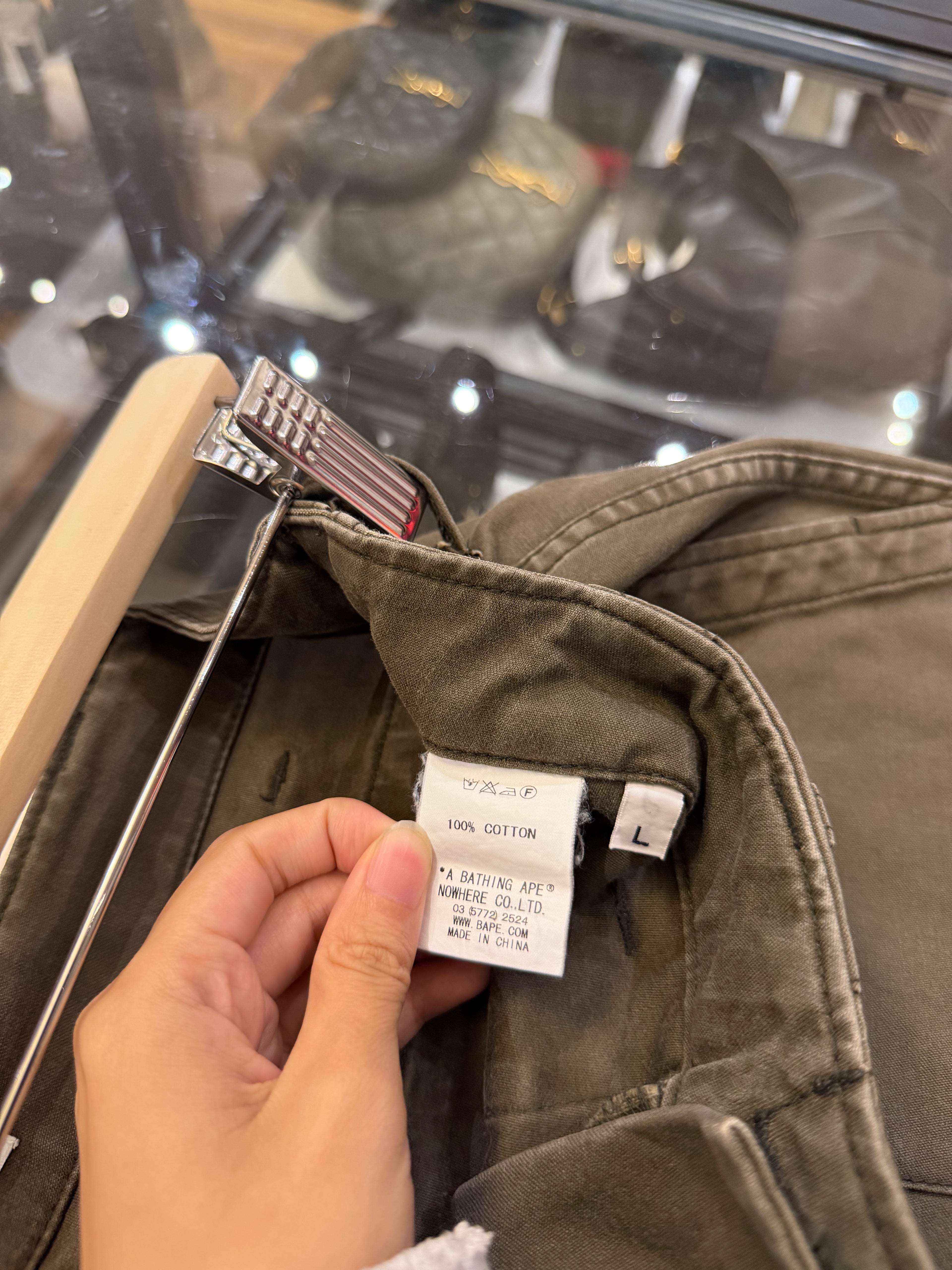 Bape Classic Army Patch
Pants - Olive Khaki