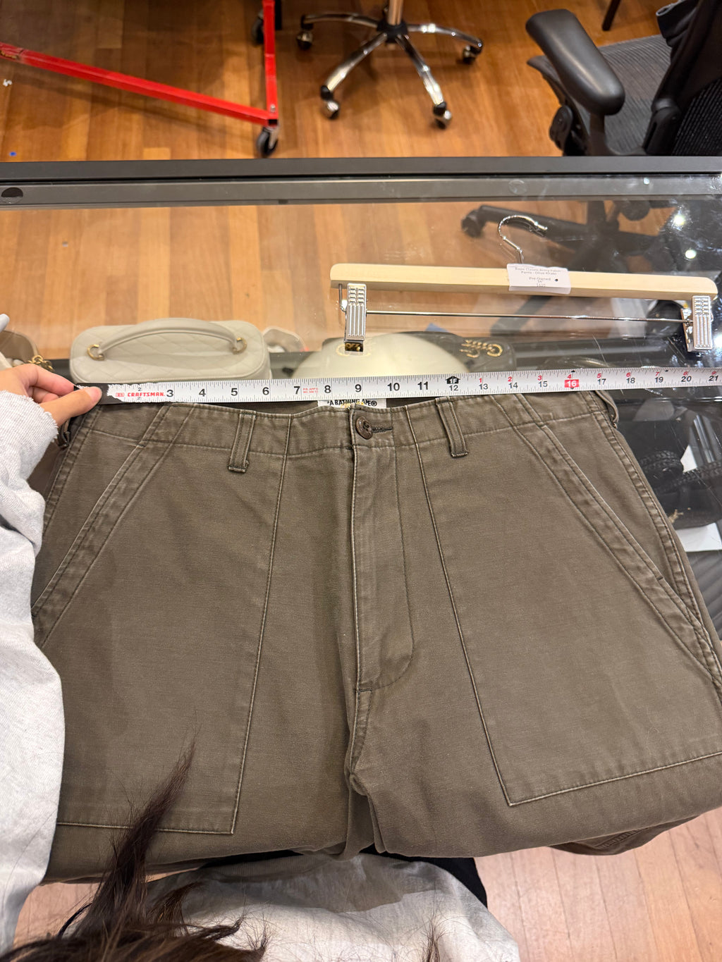 Bape Classic Army Patch
Pants - Olive Khaki