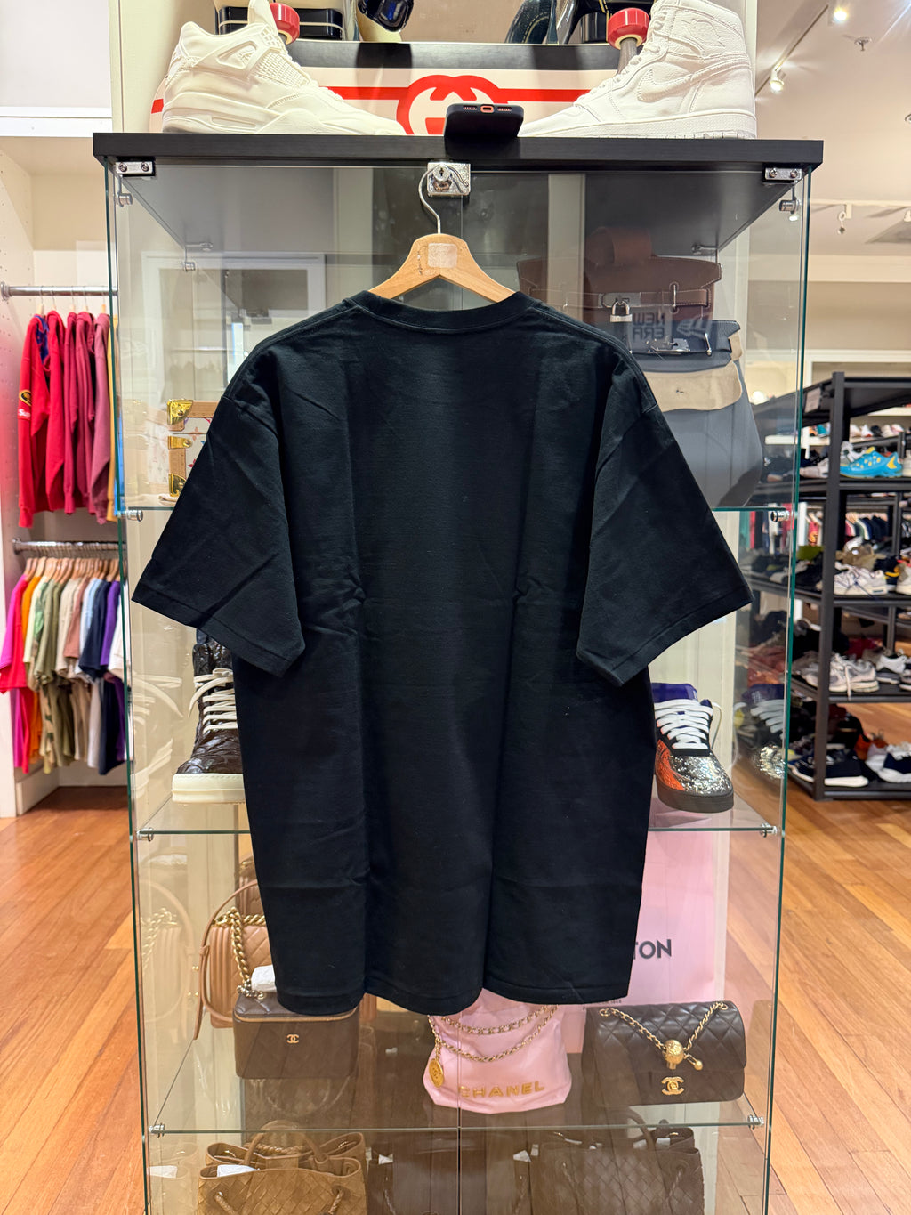 Bape Horror Mad Face Tee -
Black