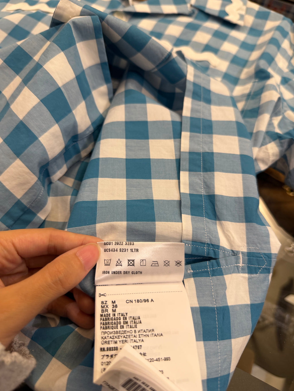 Prada Gingham Short Sleeve
Button Up