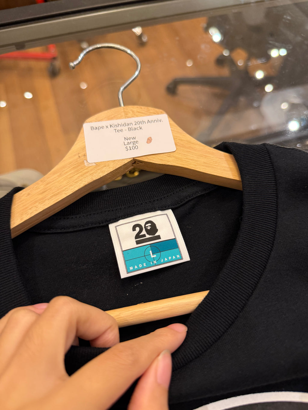 Bape x Kishidan 20th Anniv.
Tee - Black