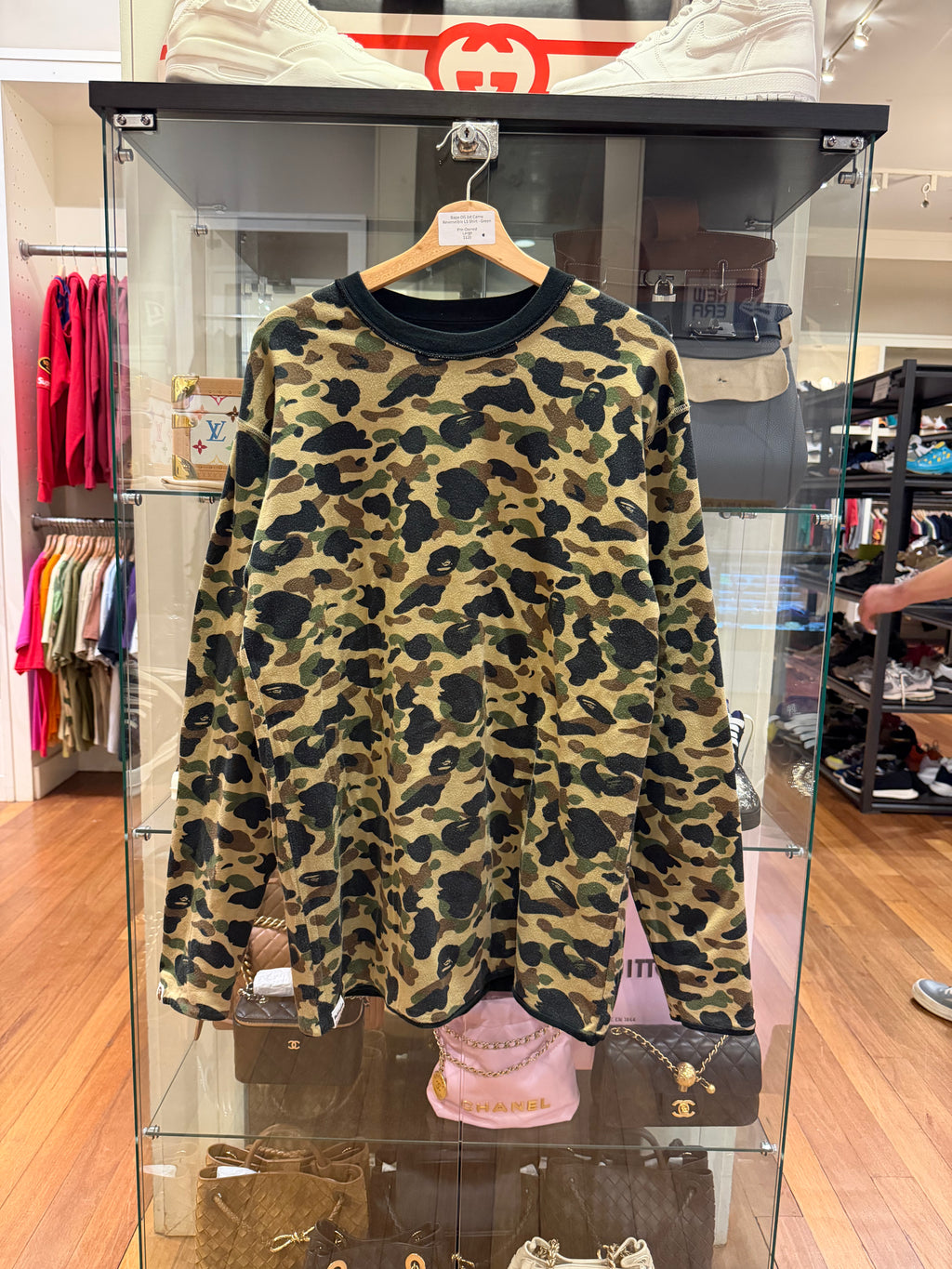 Bape OG 1st Camo
Reverseible LS Shirt - Green