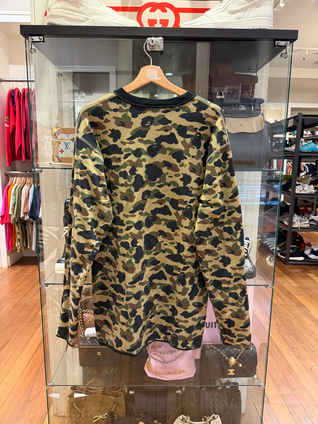 Bape OG 1st Camo
Reverseible LS Shirt - Green