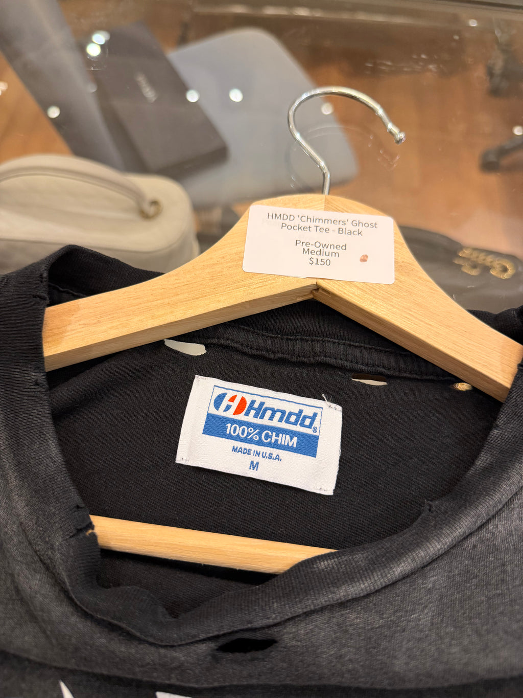 HMDD 'Chimmers' Ghost
Pocket Tee - Black