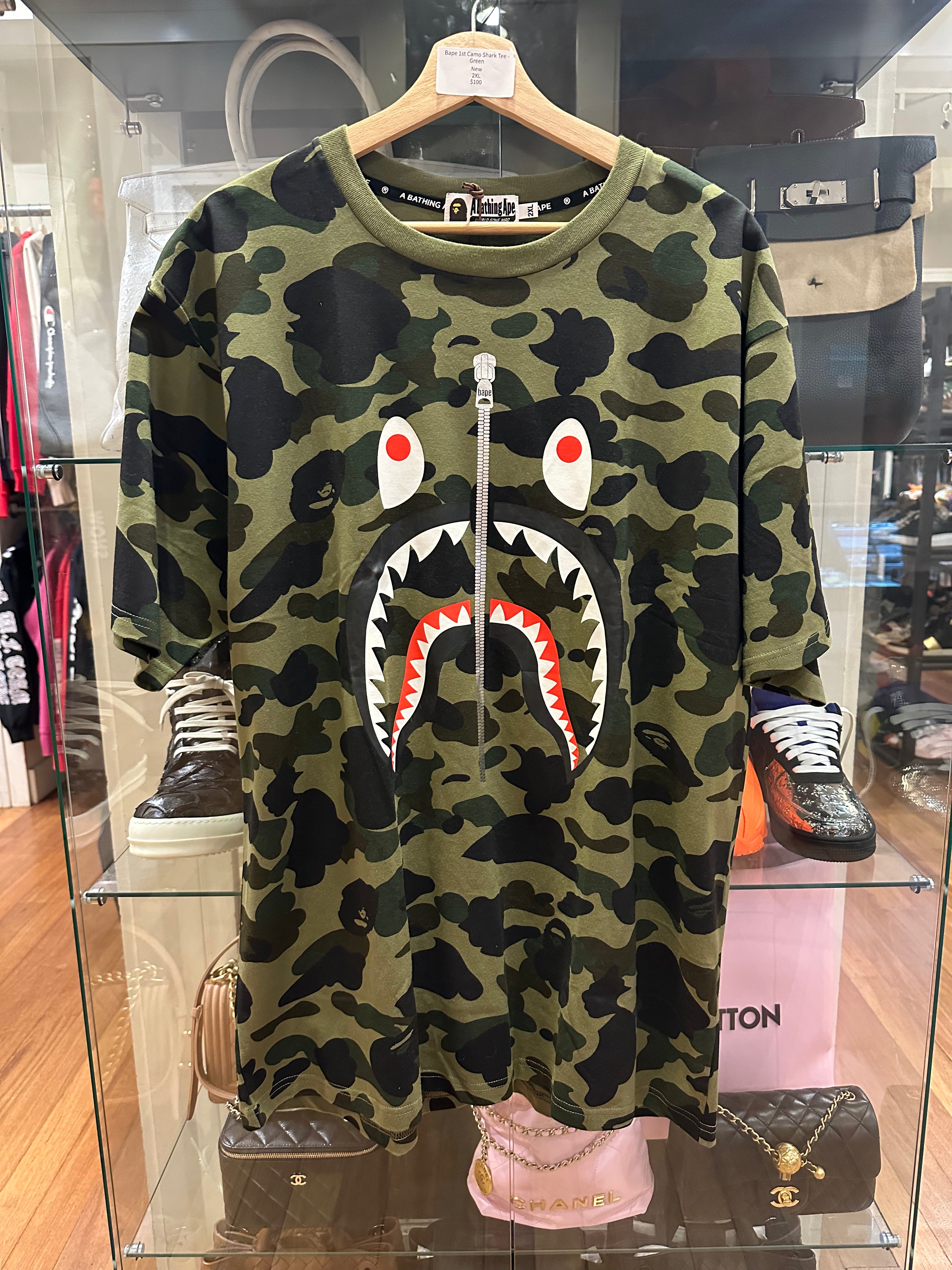 Bape 1st Camo Shark Tee
