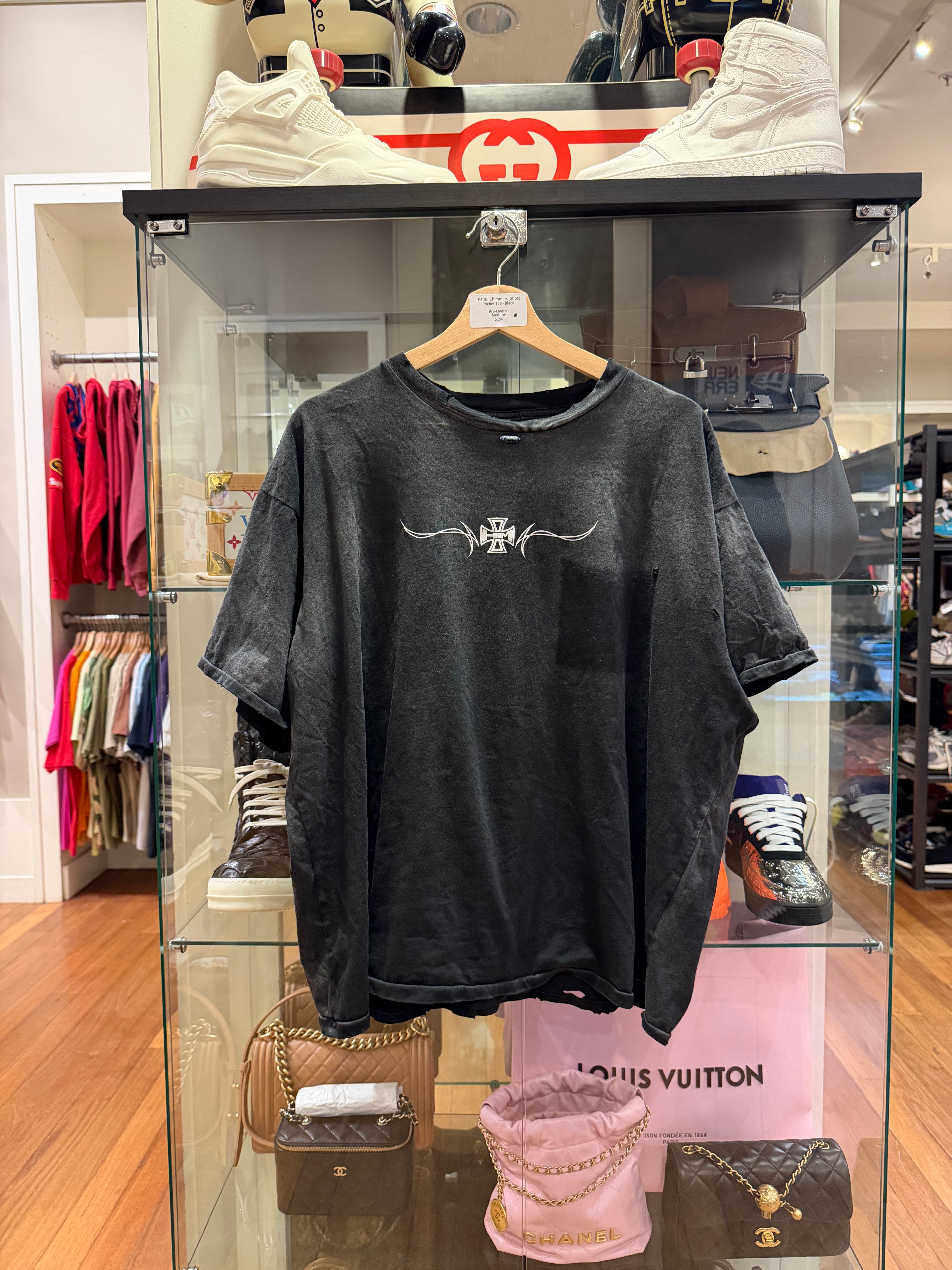 HMDD 'Chimmers' Ghost
Pocket Tee - Black