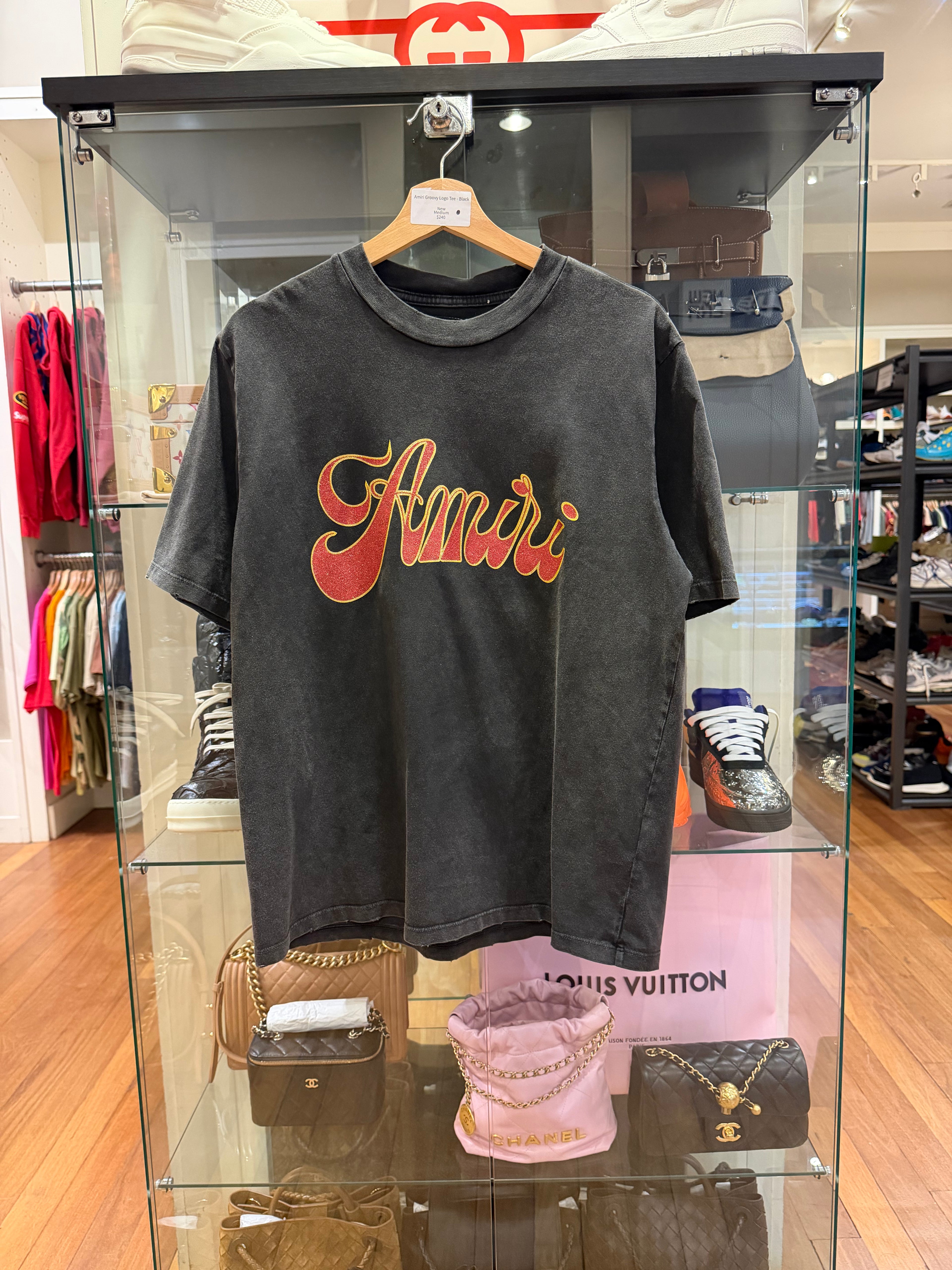 Amiri Groovy Logo Tee - Black