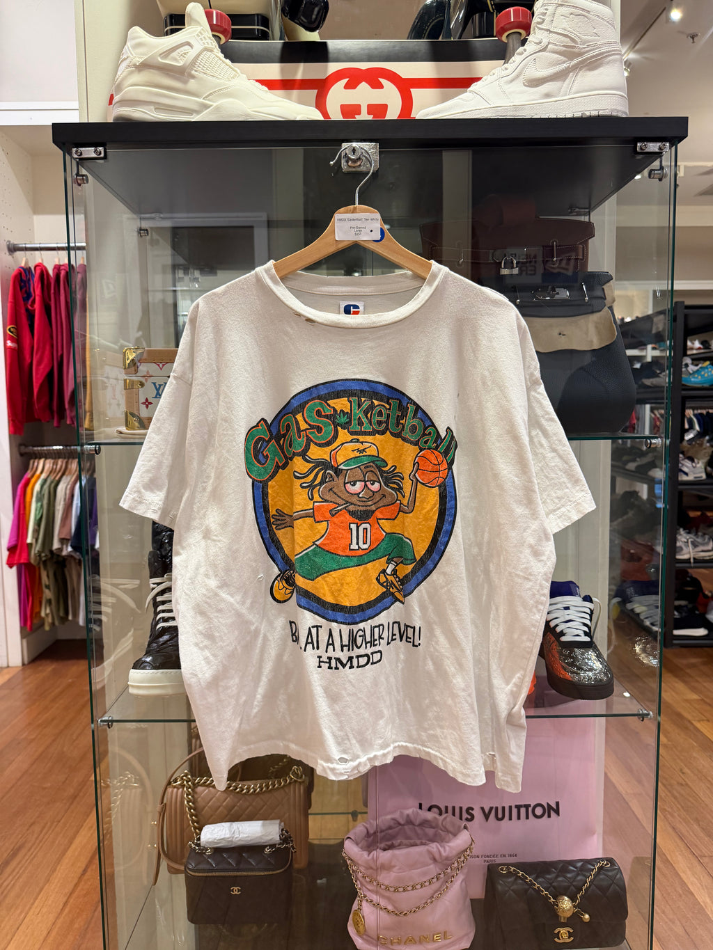 HMDD 'Gasketball' Tee -White
