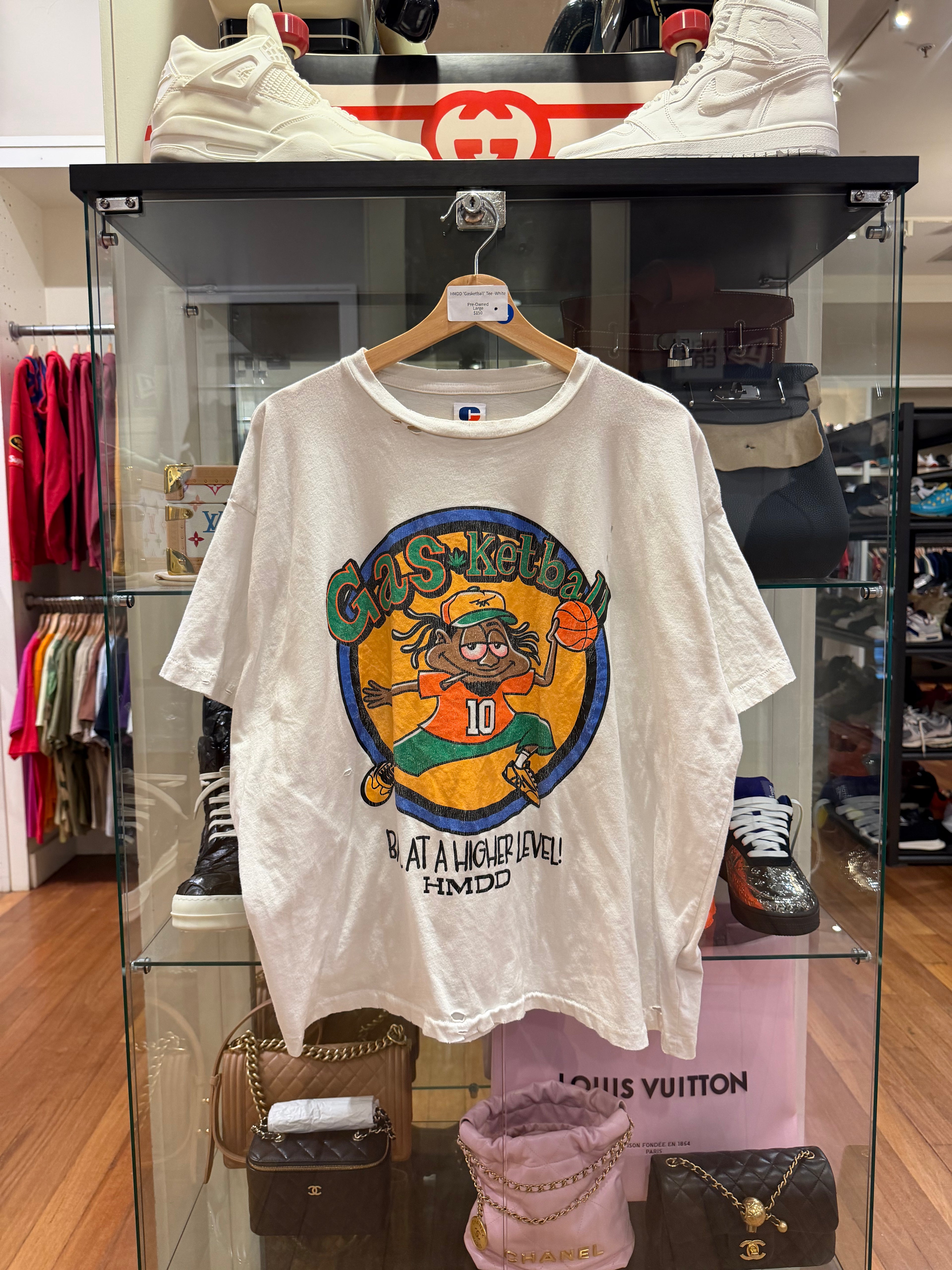 HMDD 'Gasketball' Tee -White