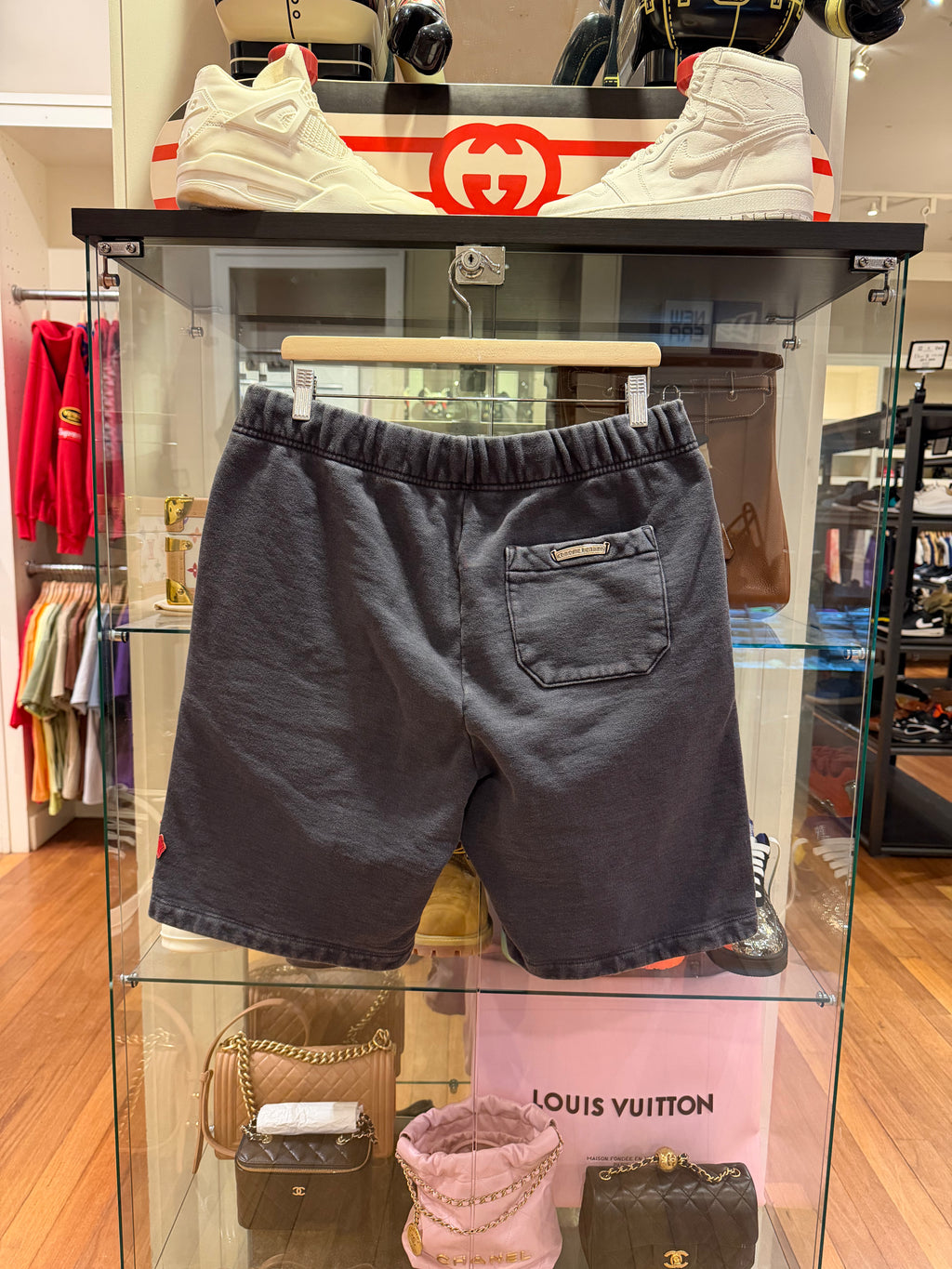 Chrome Hearts Paper Jam
Cemetery Cross Shorts -
Grey/kec