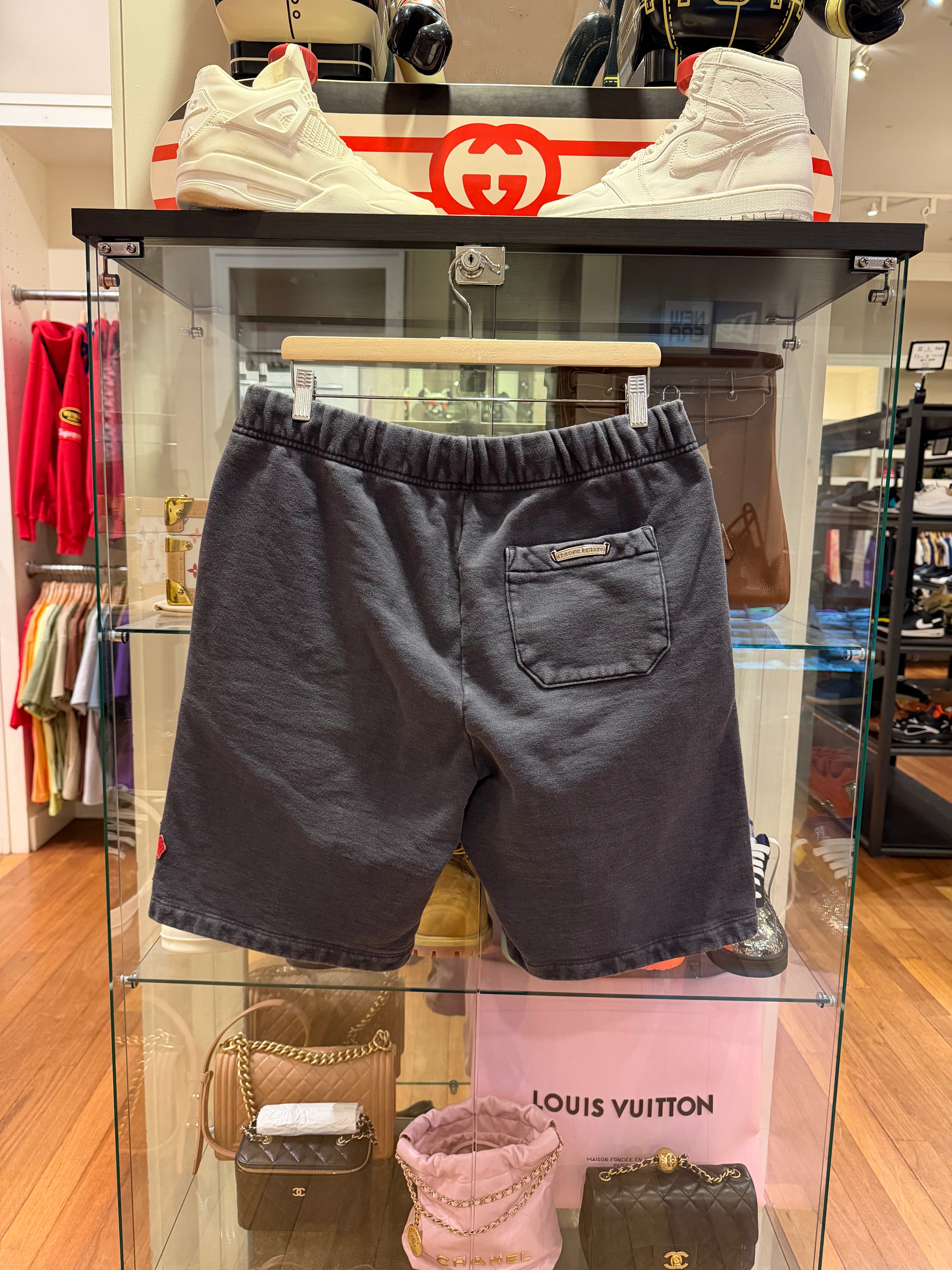 Chrome Hearts Paper Jam
Cemetery Cross Shorts -
Grey/kec