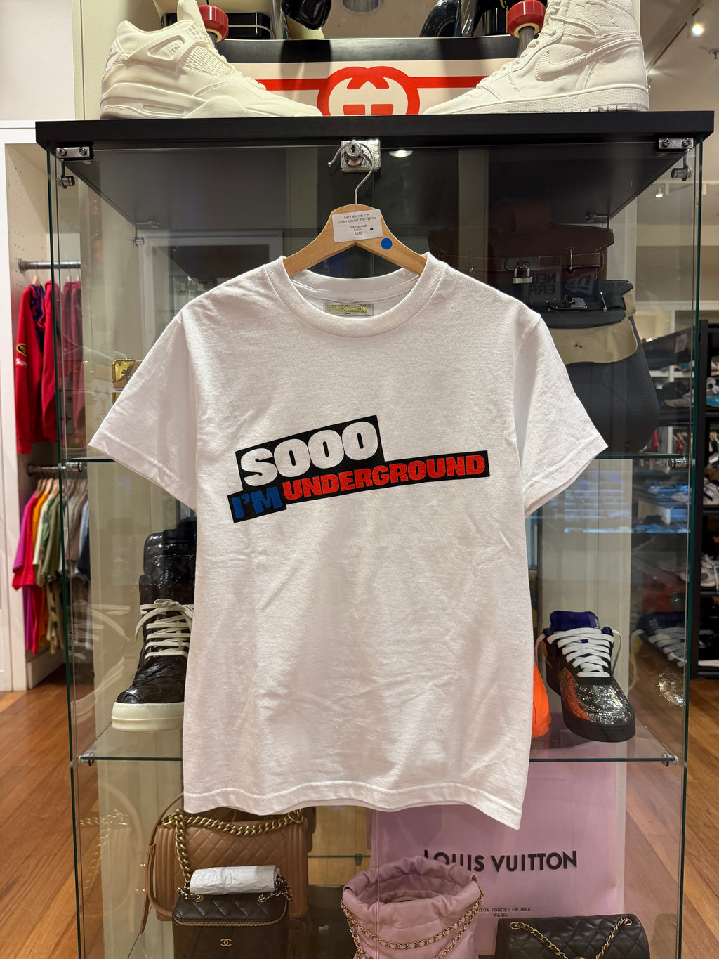 Sace Morreti 'I'm
Underground' Tee - White