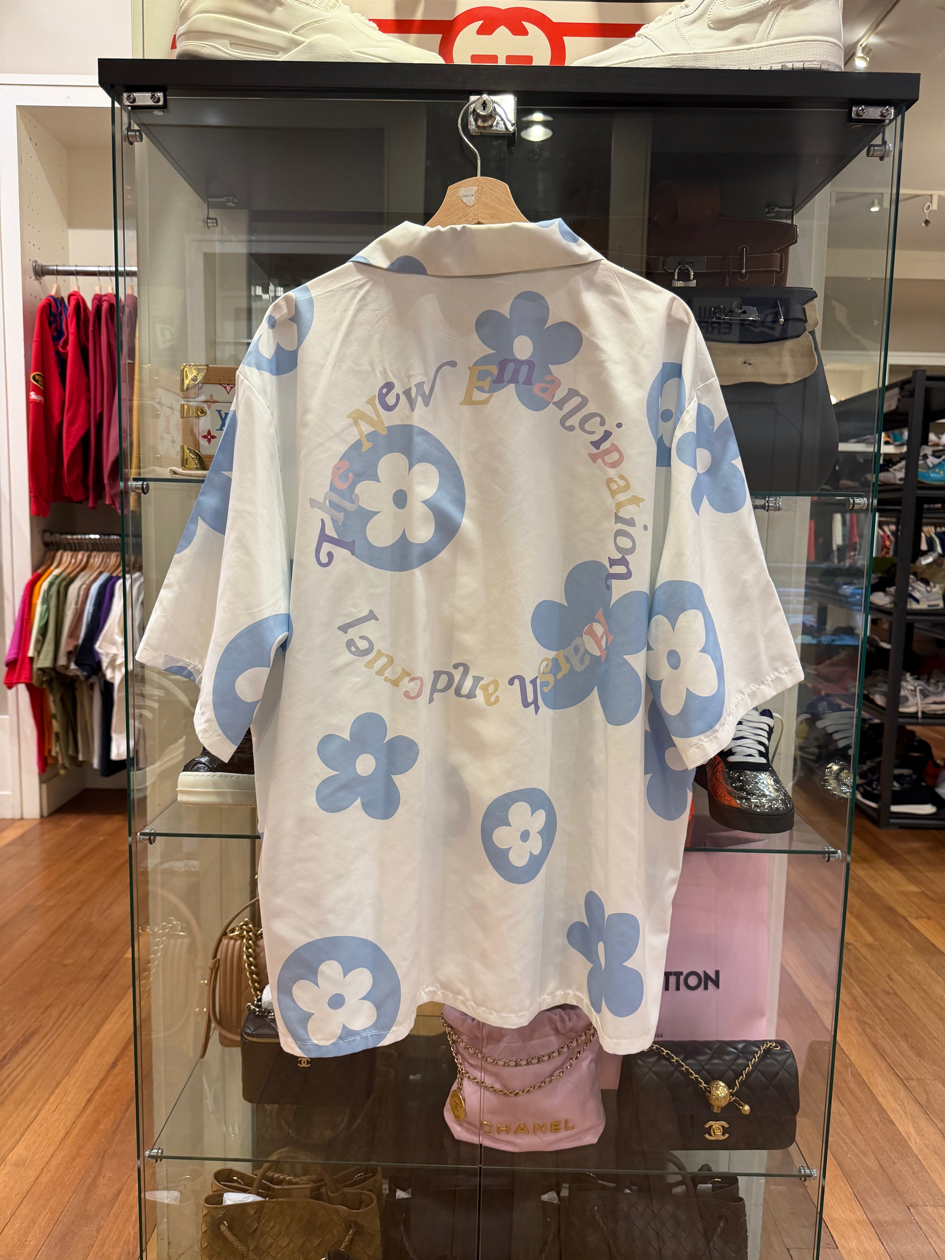 Harsh Cruel Floral Print SS
Button Down Shirt - White