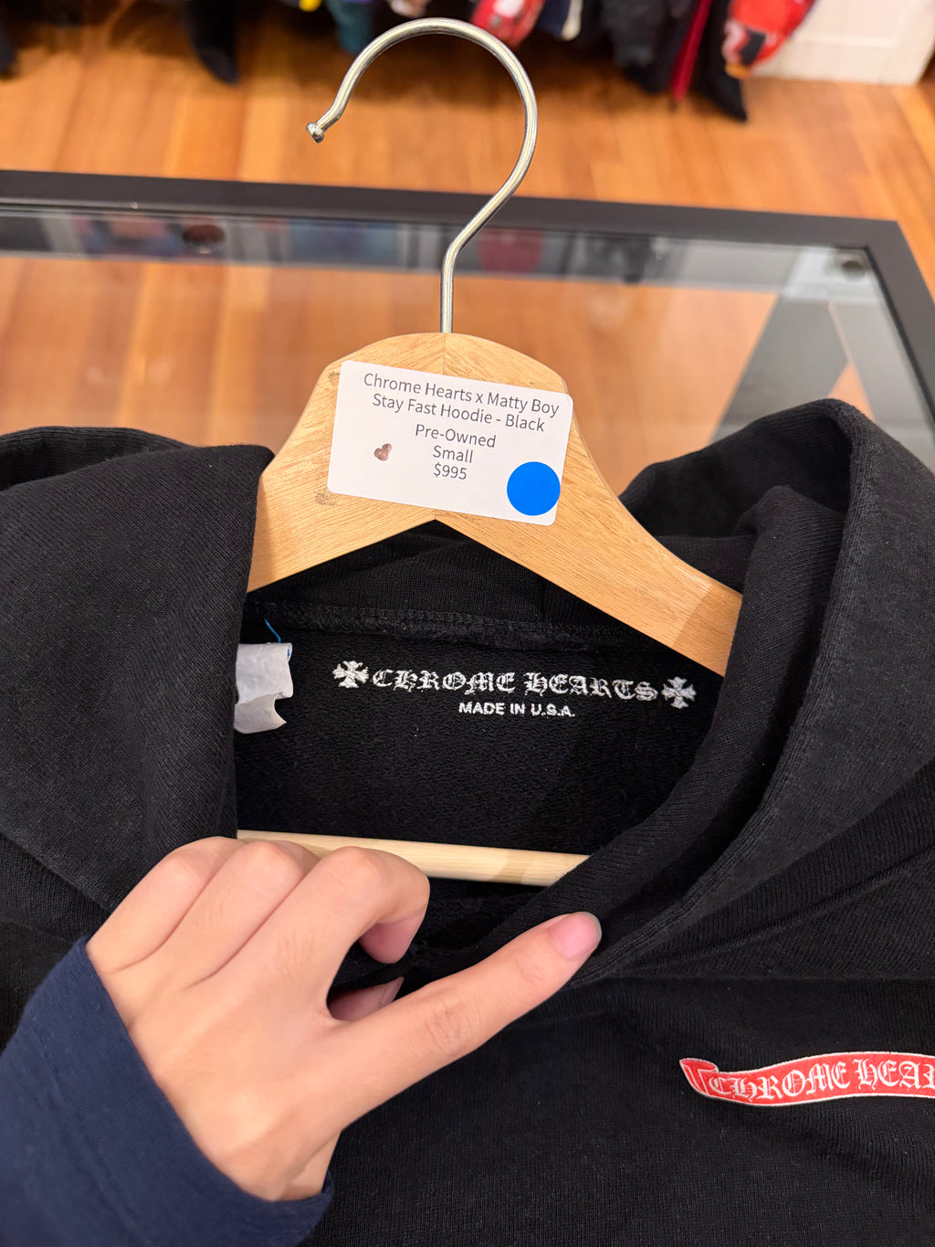 Chrome Hearts x Matty Boy “Stay Fast” Hoodie - Black