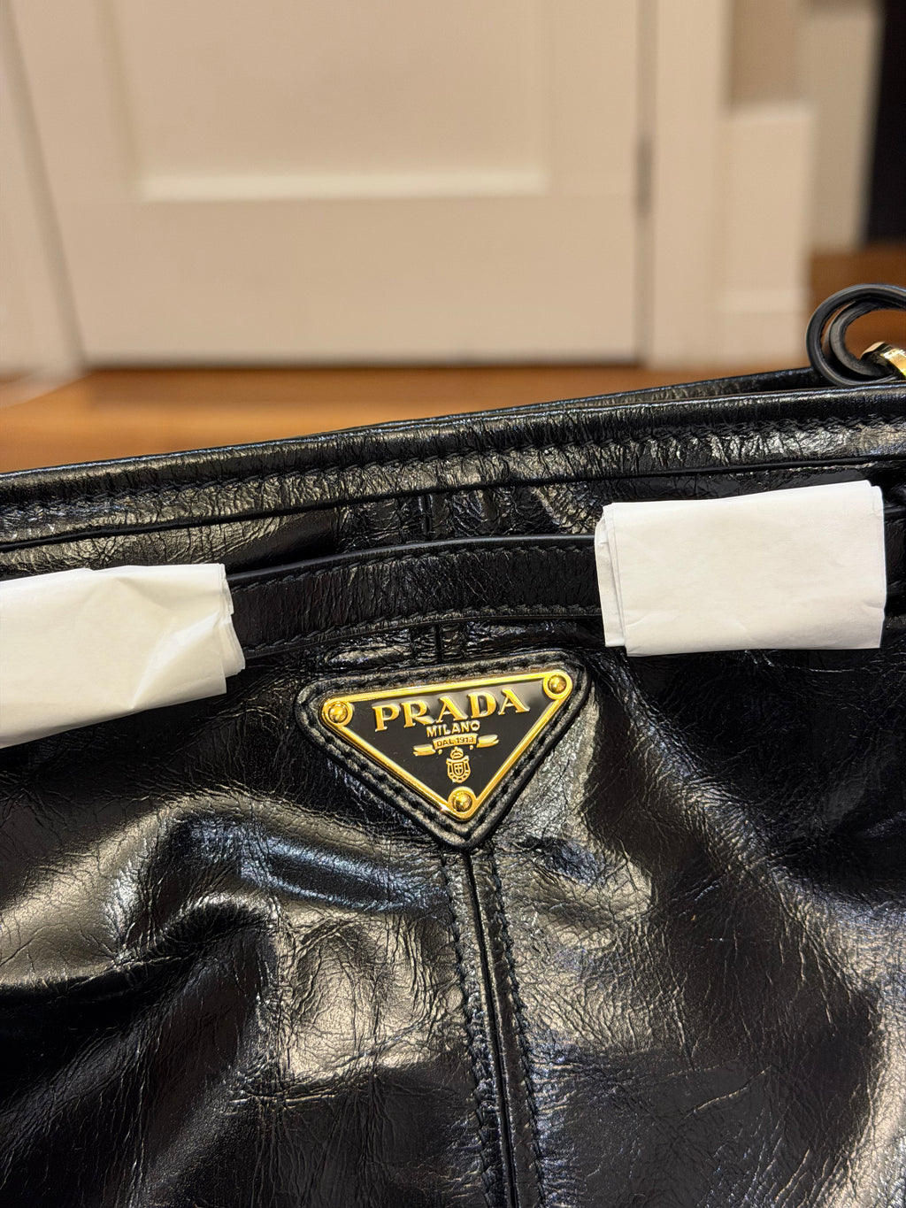 Prada Bonnie Leather Mini Shoulder Bag