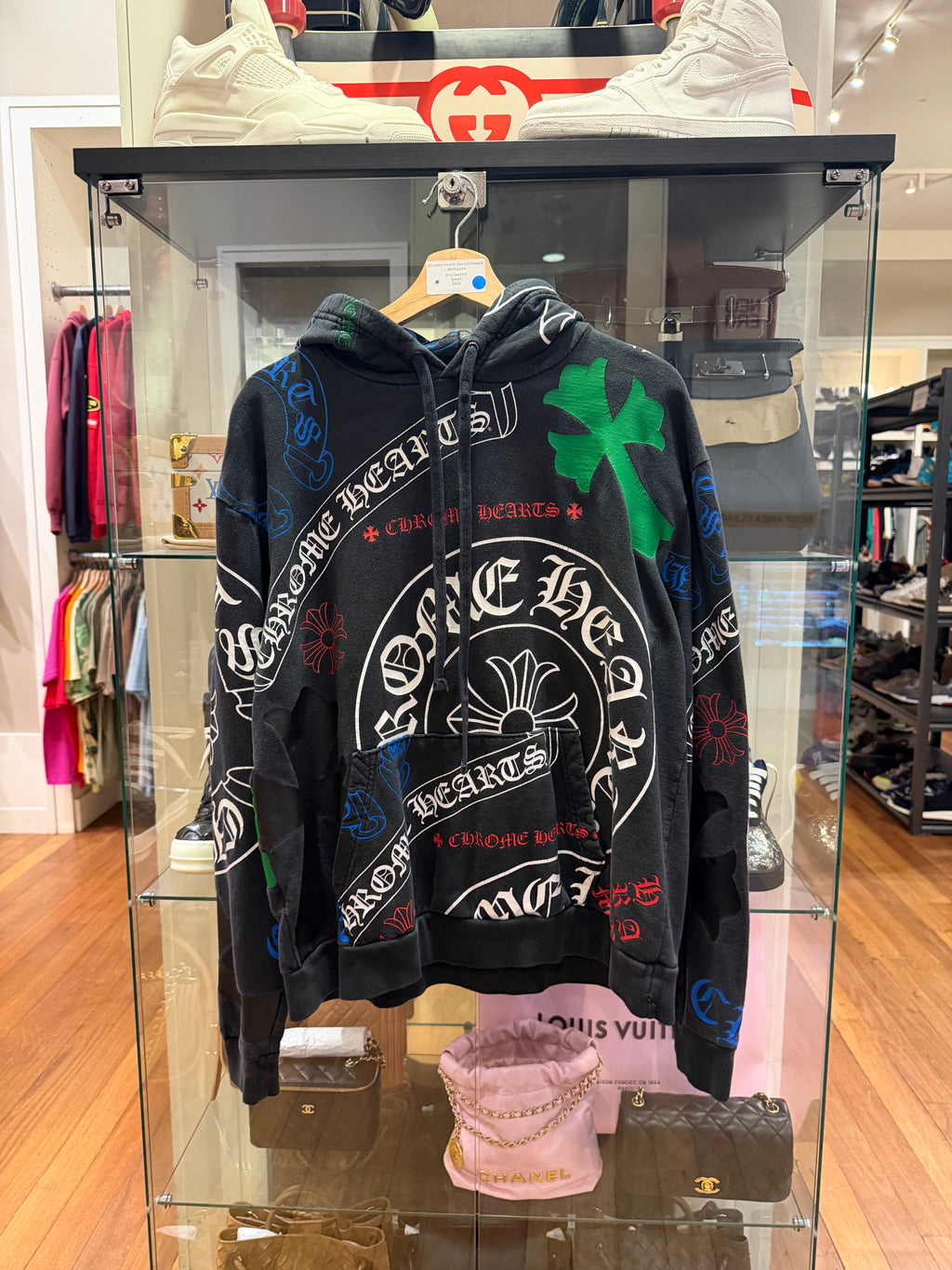 Chrome Hearts Multicolor Stencil Hoodie