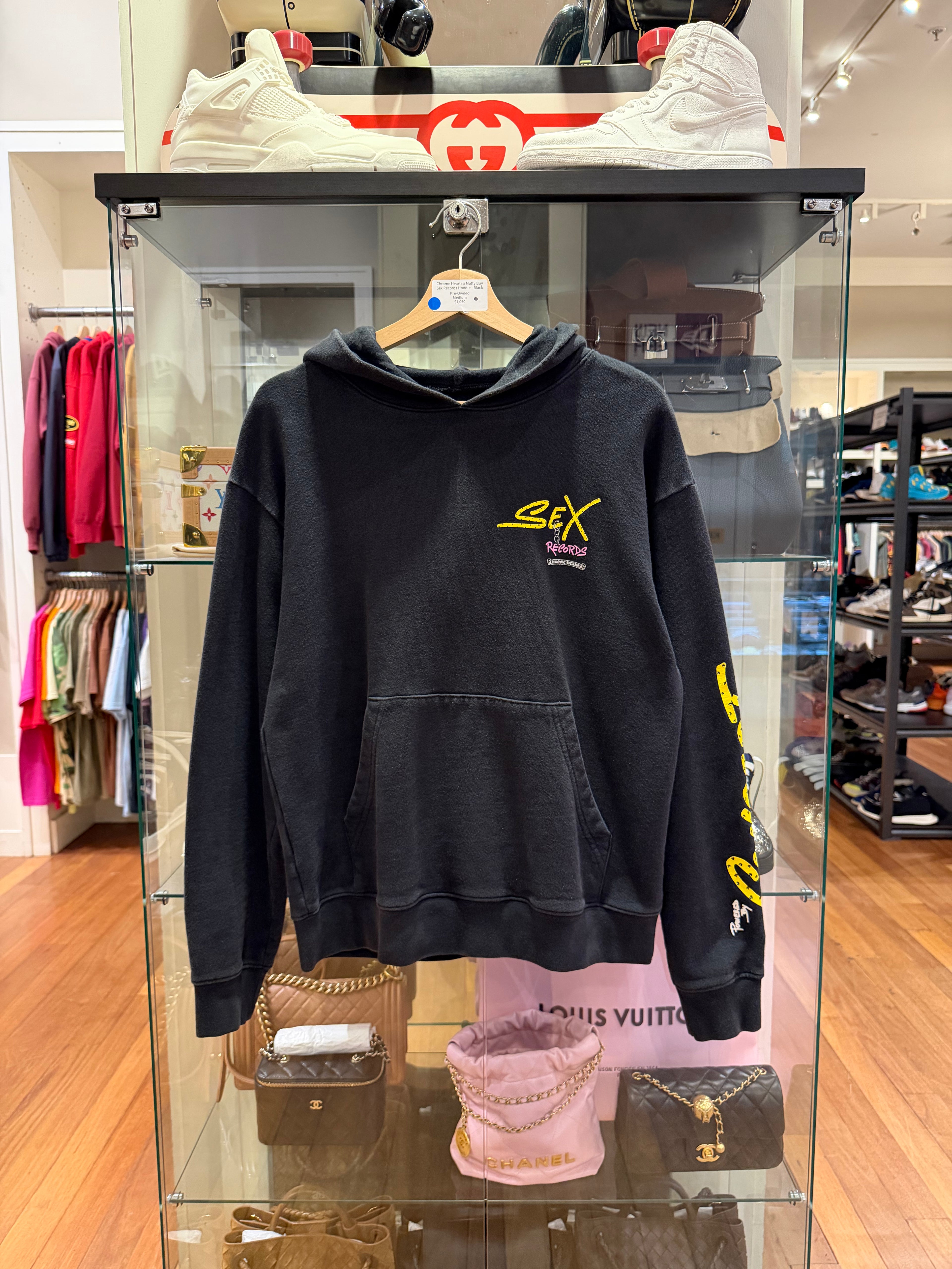 Chrome Hearts x Matty Boy Sex Records Hoodie - Black