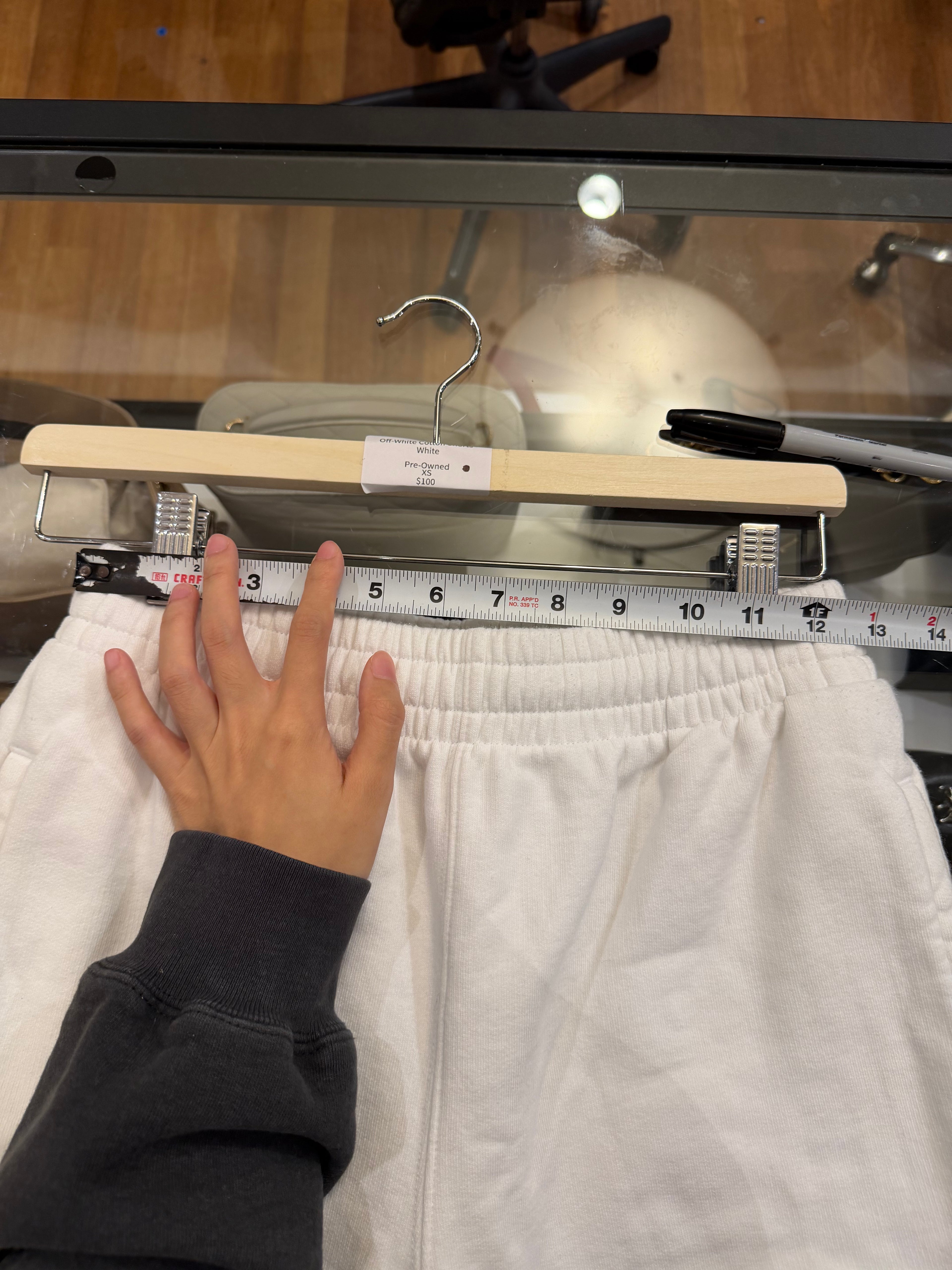 Off-White Cotton Shorts