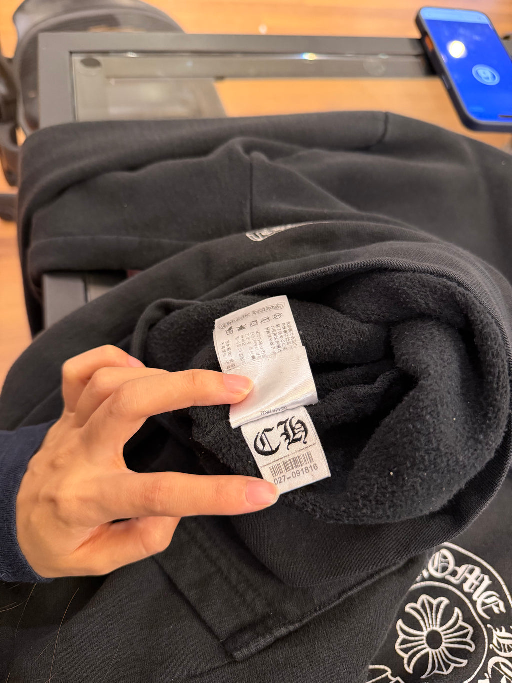 Chrome Hearts Horseshoe
Plus NY Hooded Sweatshirt