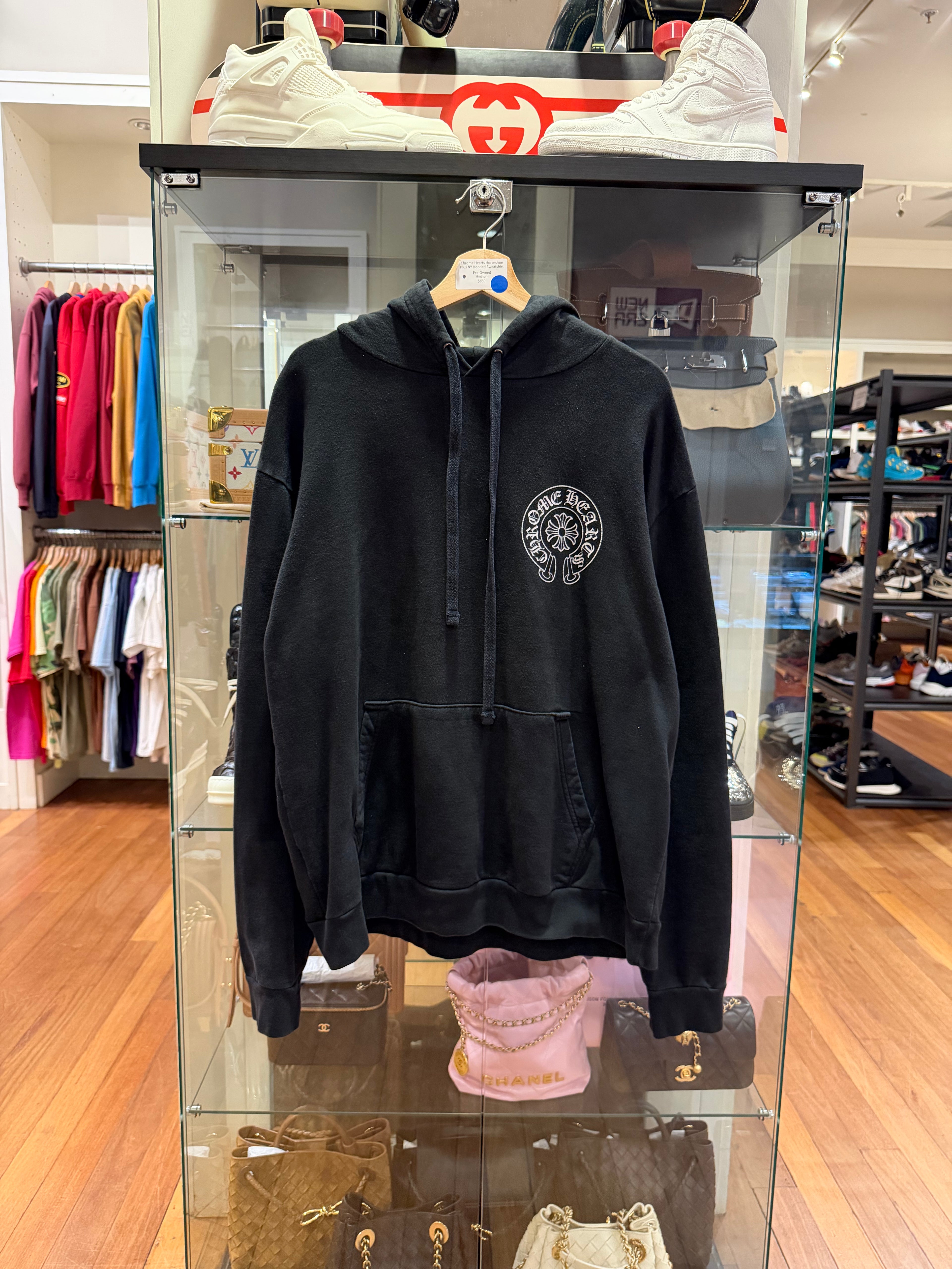 Chrome Hearts Horseshoe
Plus NY Hooded Sweatshirt