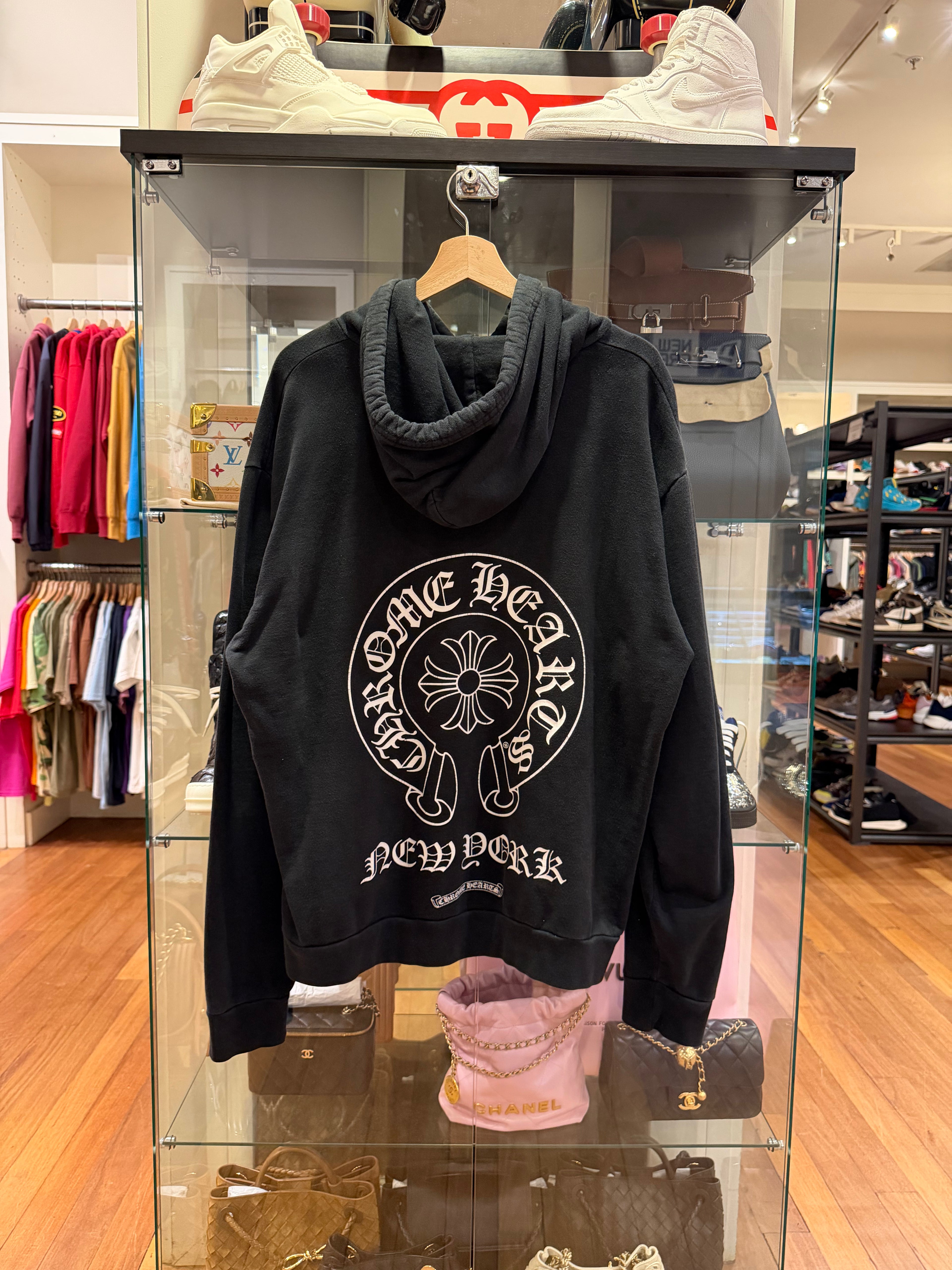 Chrome Hearts Horseshoe
Plus NY Hooded Sweatshirt