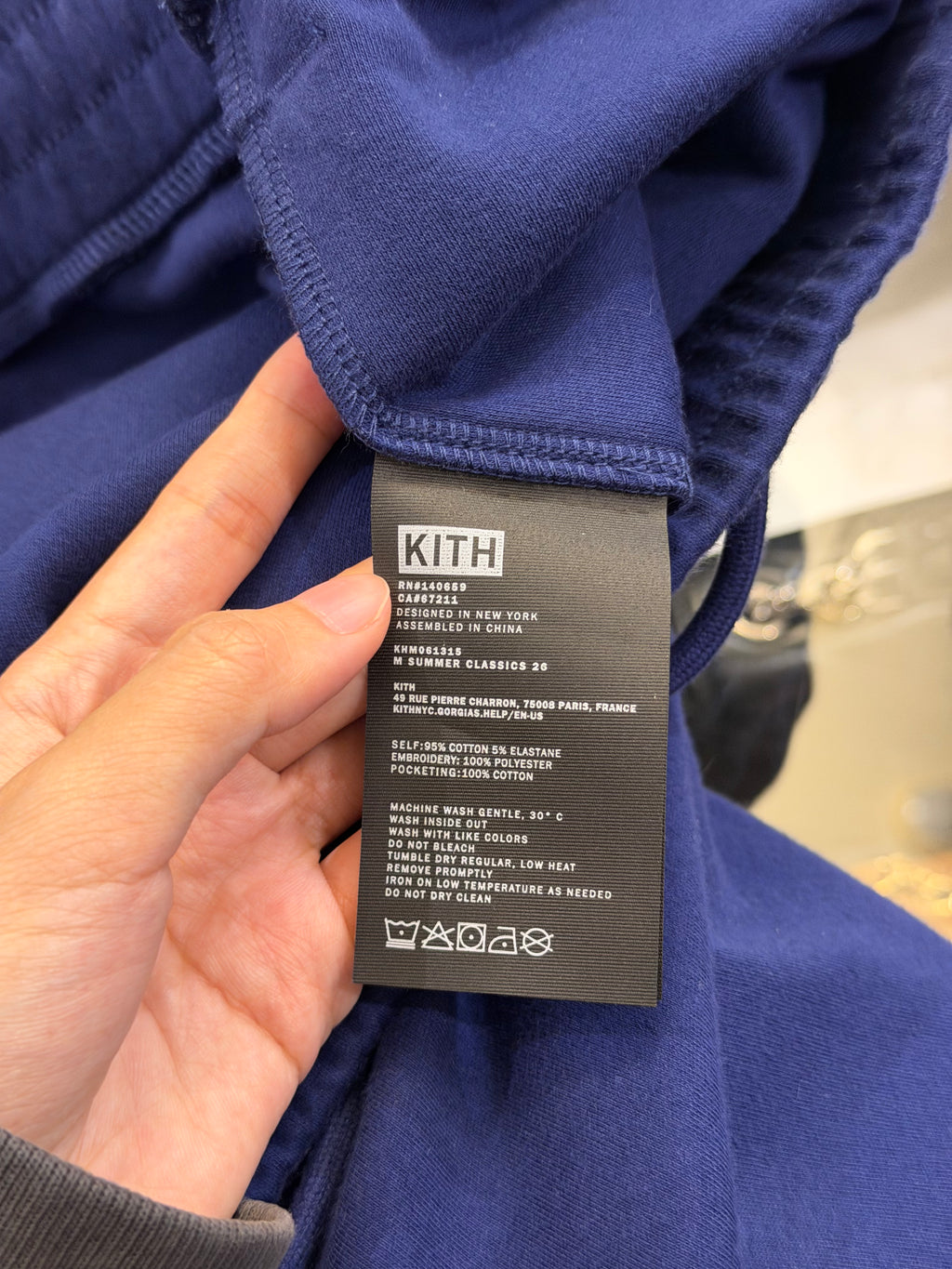 Kith Sariff Logo Cotton Shorts