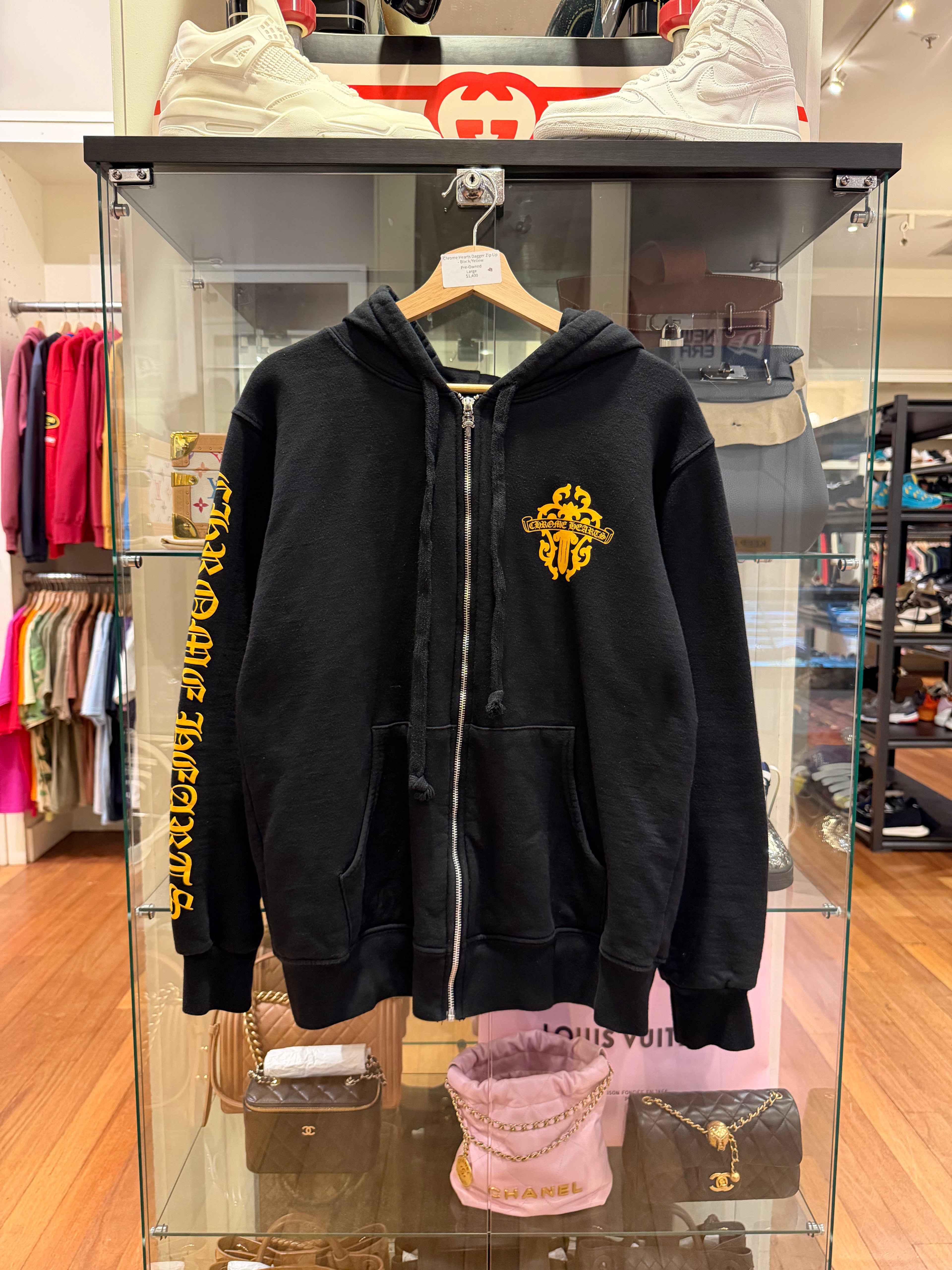 Chrome Hearts Dagger Zip Up
- Black/Yellow