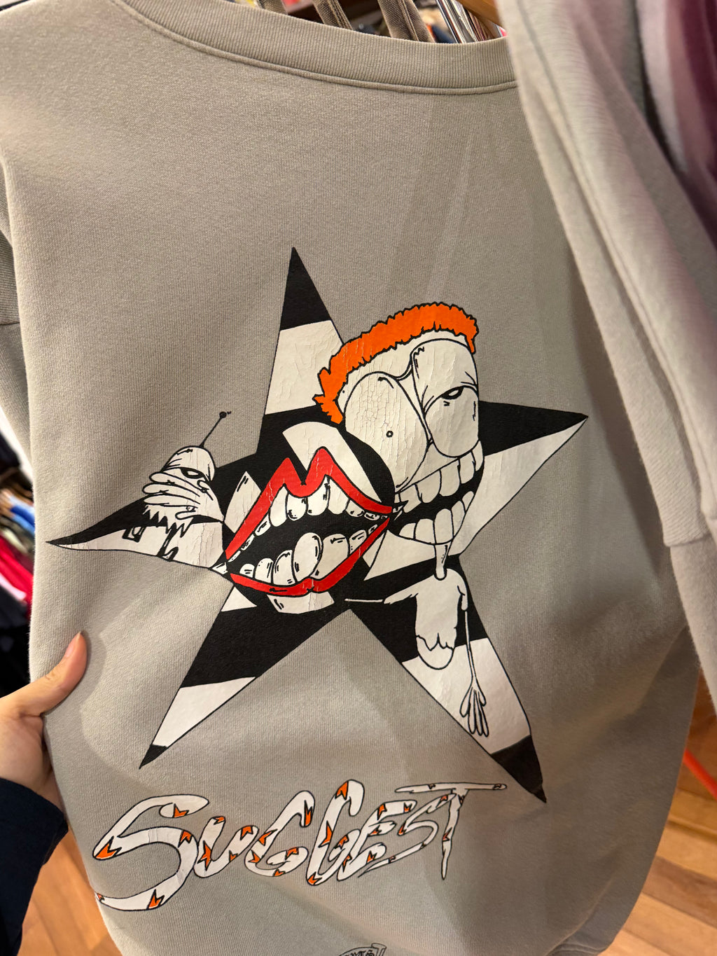 Chrome Hearts x Matty Boy Suggest Crewneck - Grey