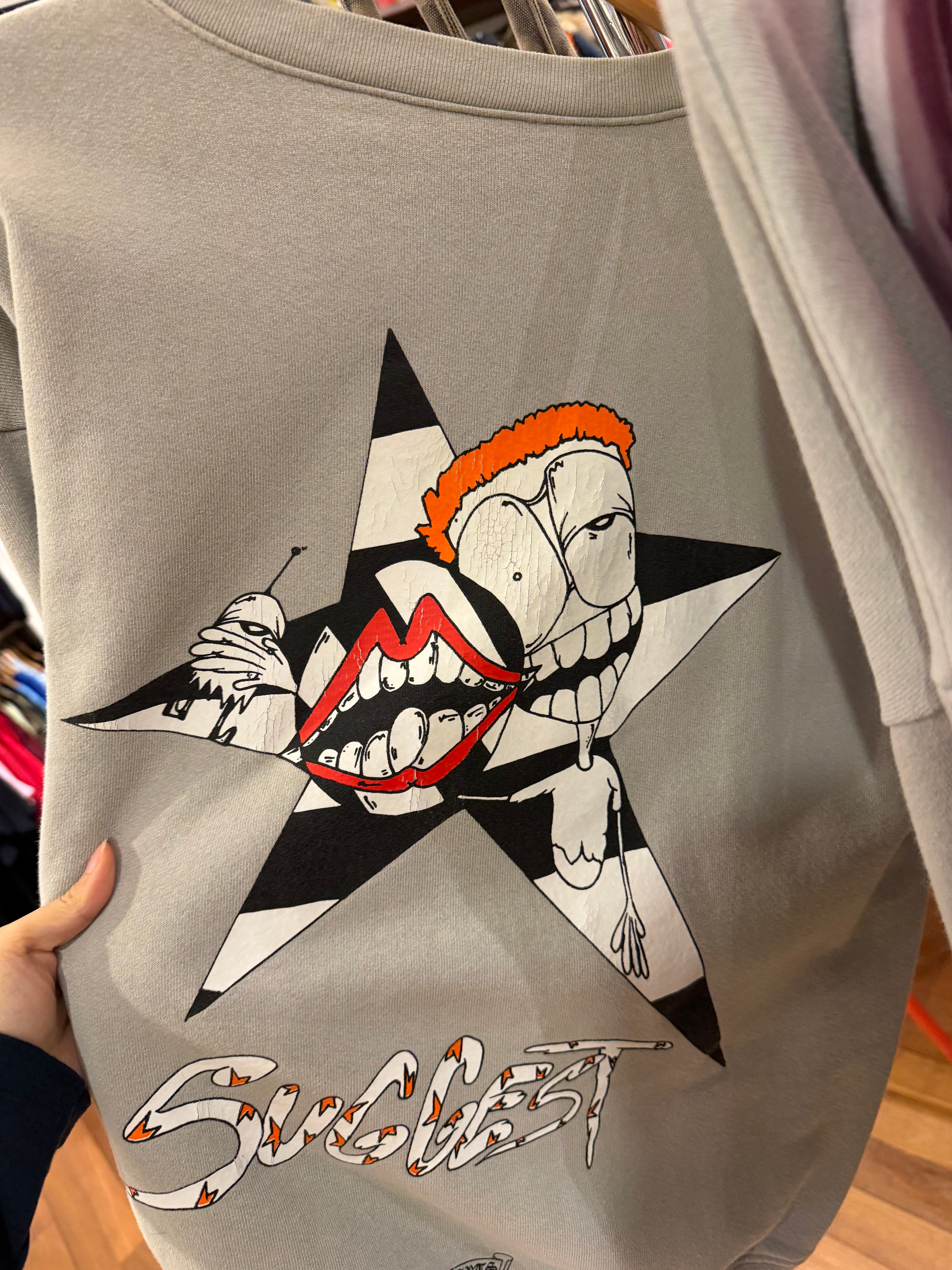 Chrome Hearts x Matty Boy Suggest Crewneck - Grey