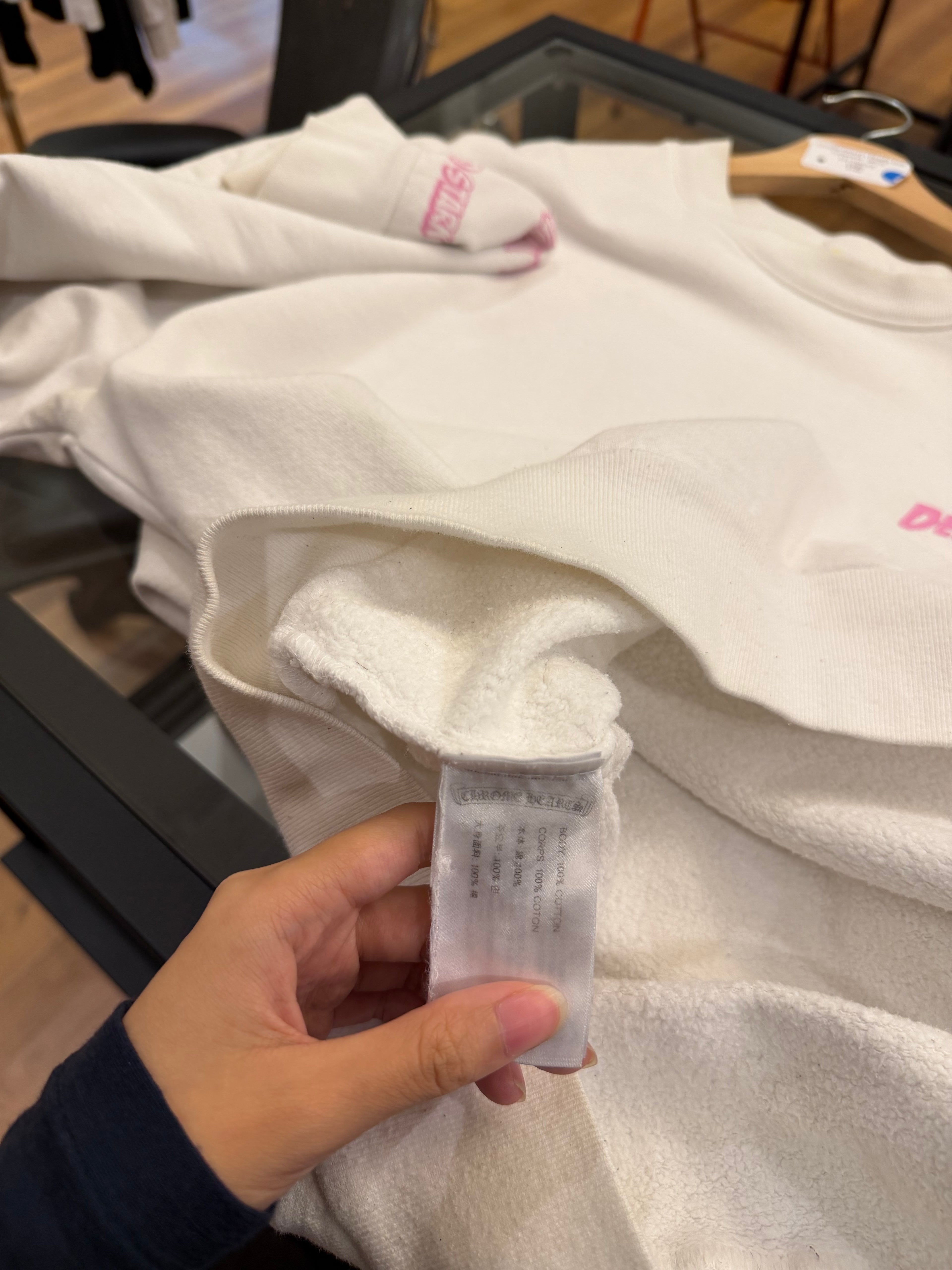 Chrome Hearts x Deadly Doll
Crewneck - White