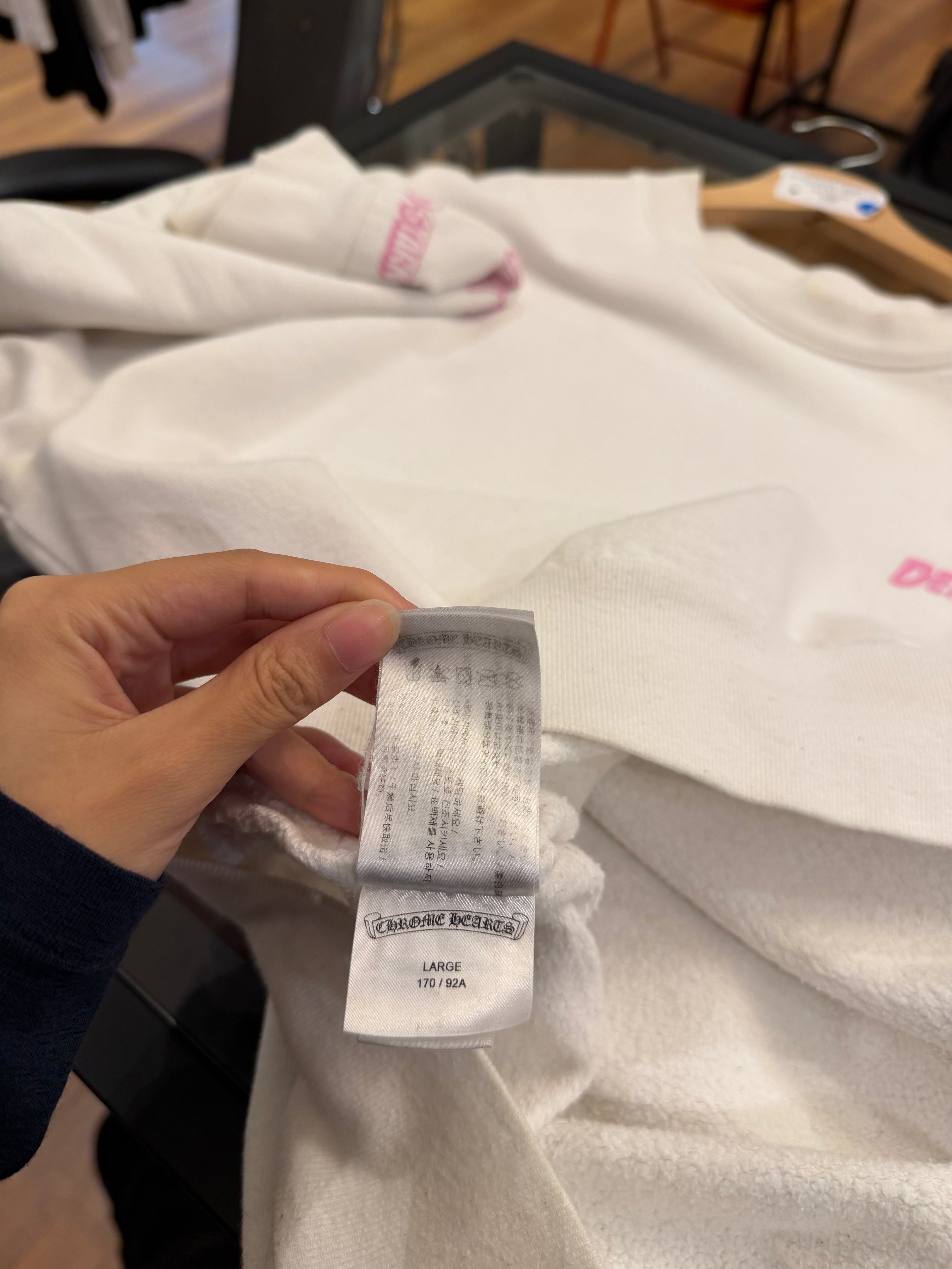Chrome Hearts x Deadly Doll
Crewneck - White