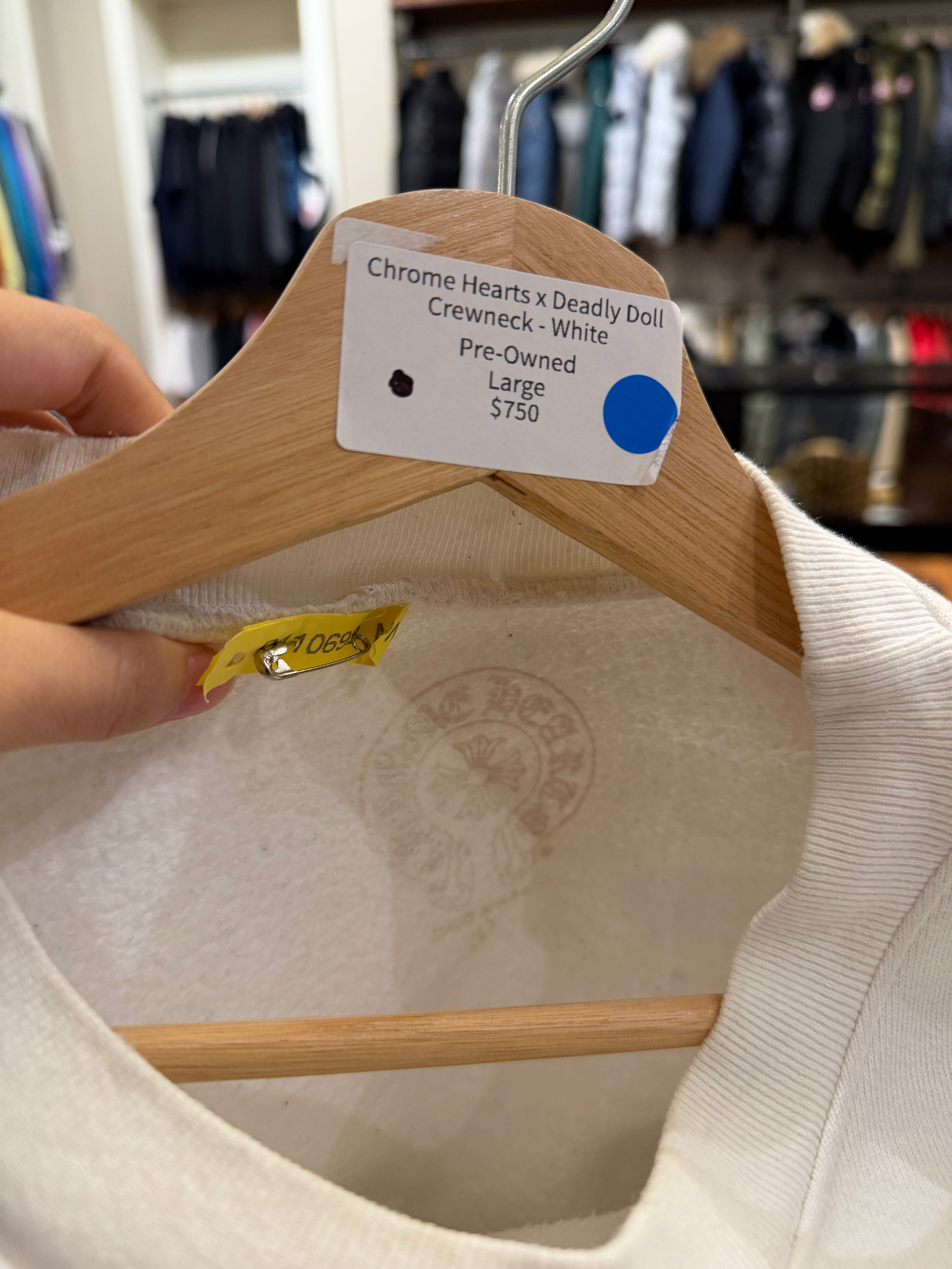 Chrome Hearts x Deadly Doll
Crewneck - White