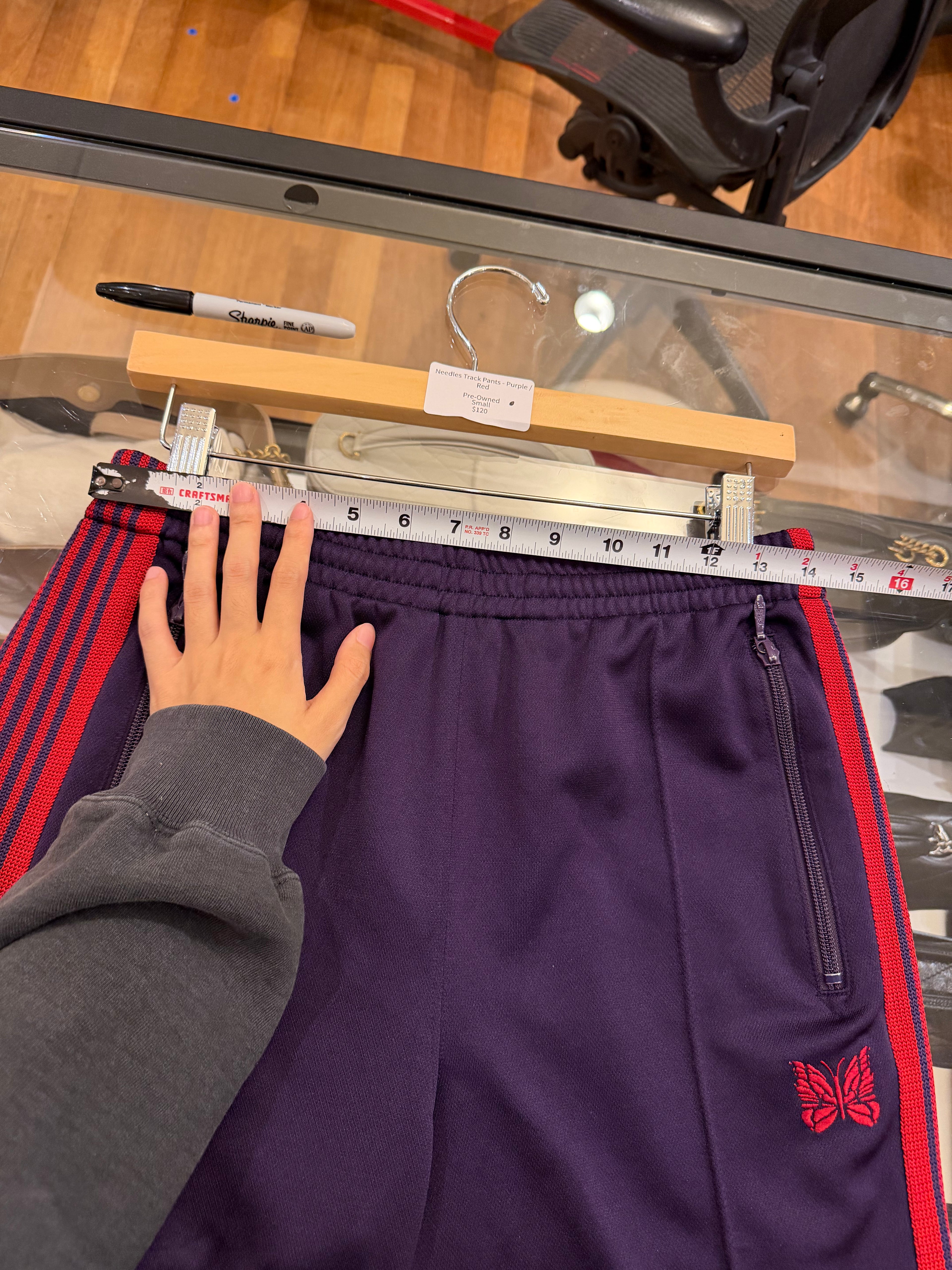 Needles Track Pants - Purple /
Red