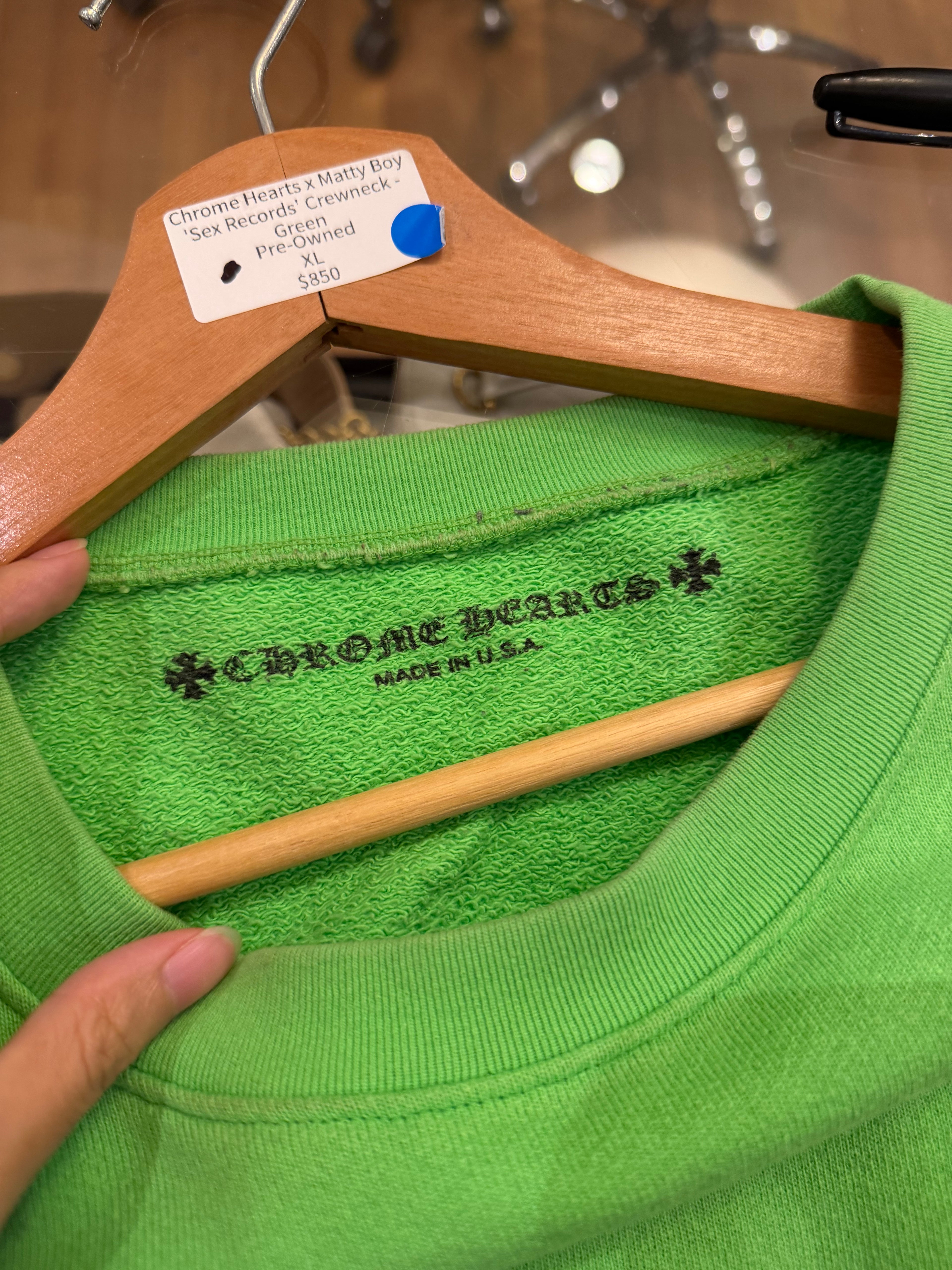 Chrome Hearts x Matty Boy
'Sex Records' Crewneck