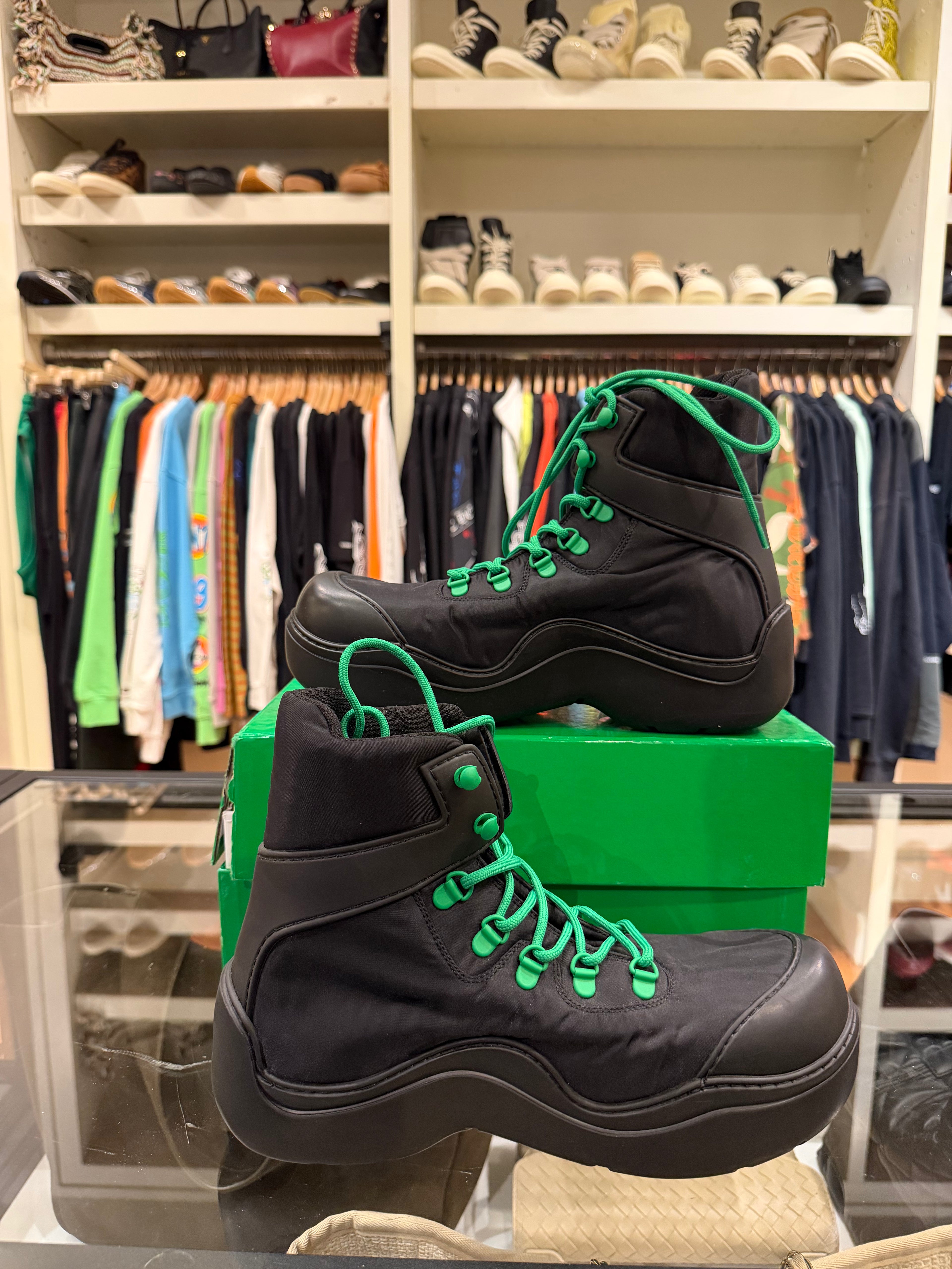 Bottega Veneta Puddle Bomber Boots