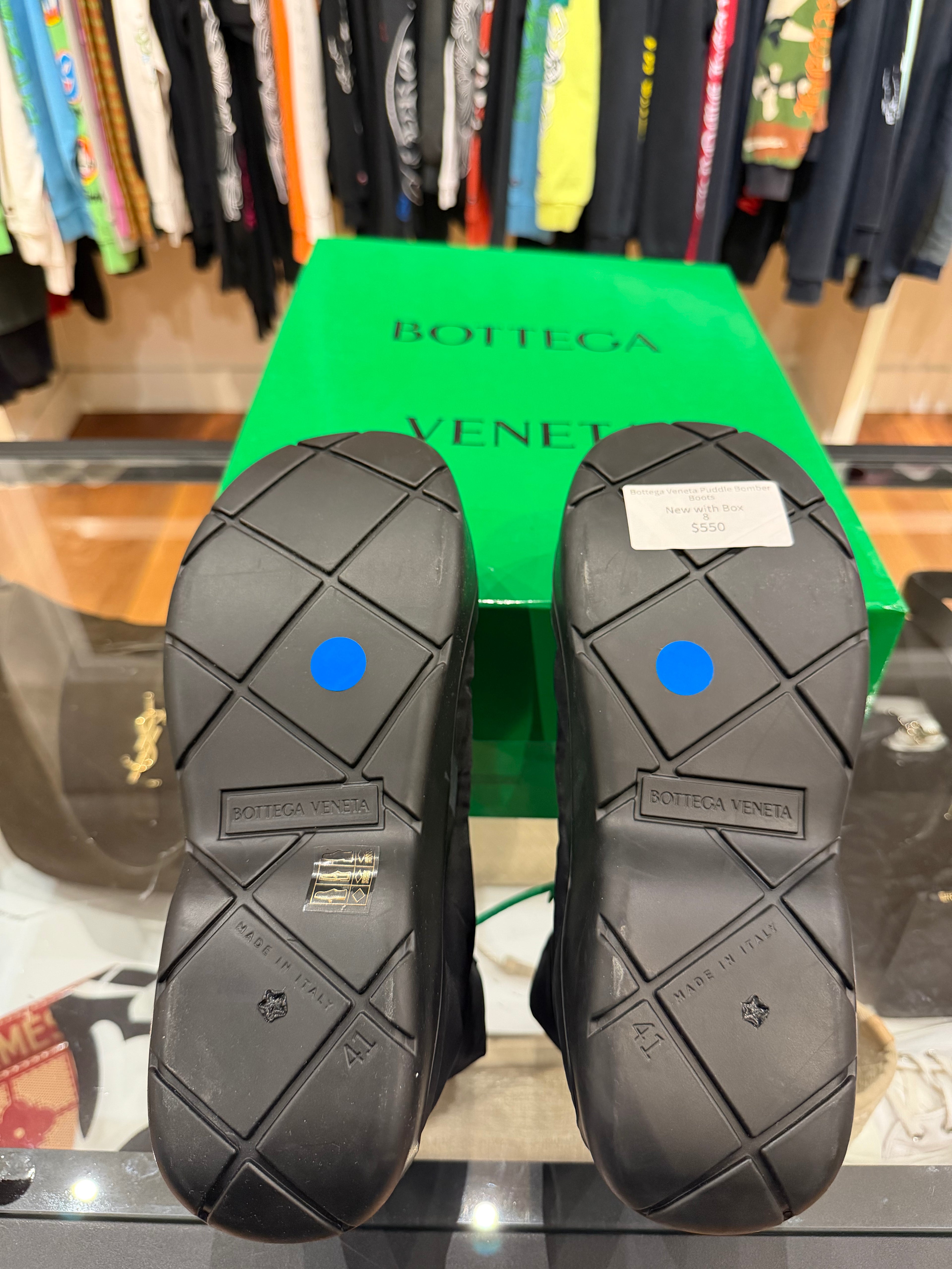 Bottega Veneta Puddle Bomber Boots