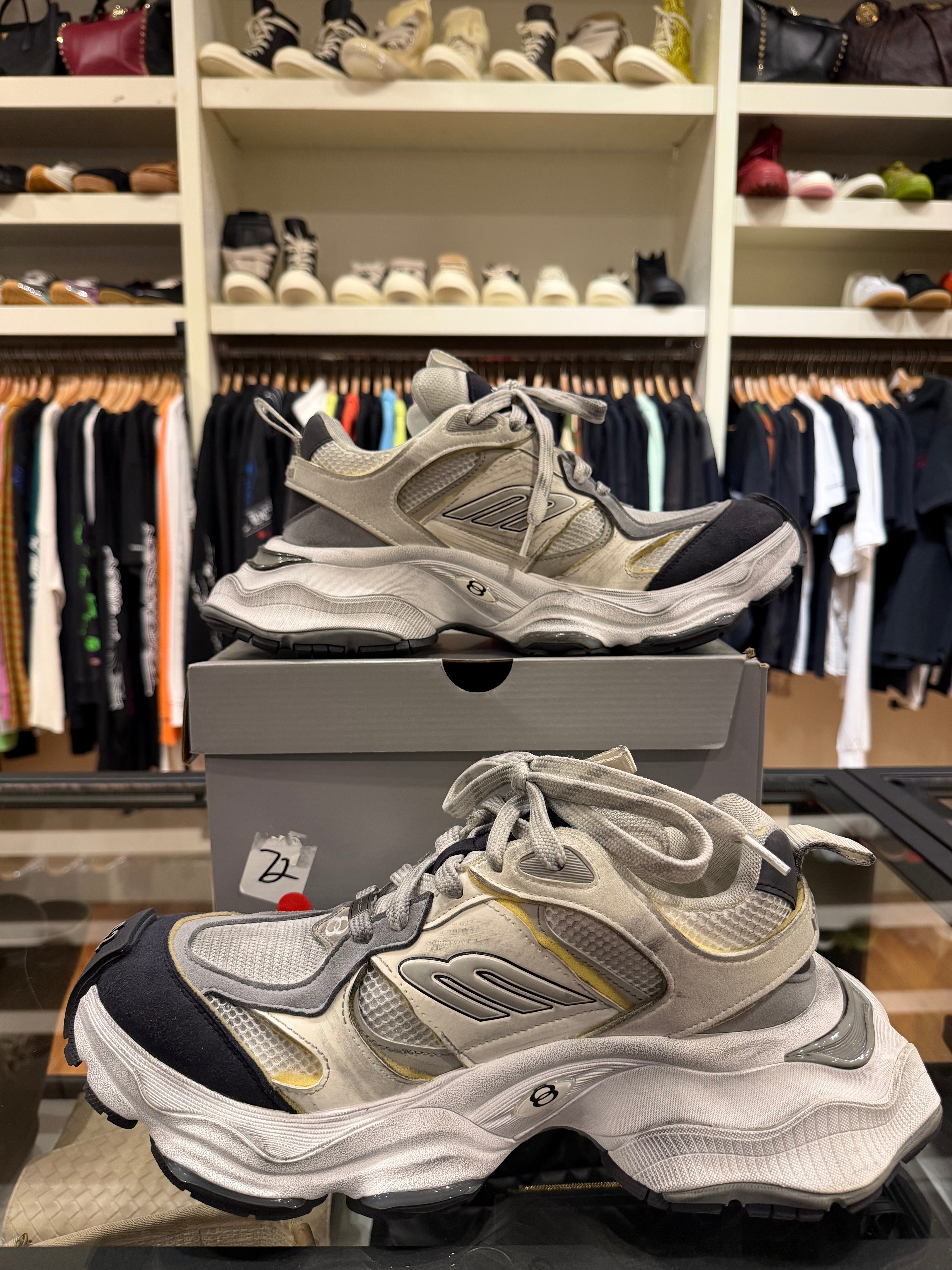Balenciaga Cargo Sneakers Grey