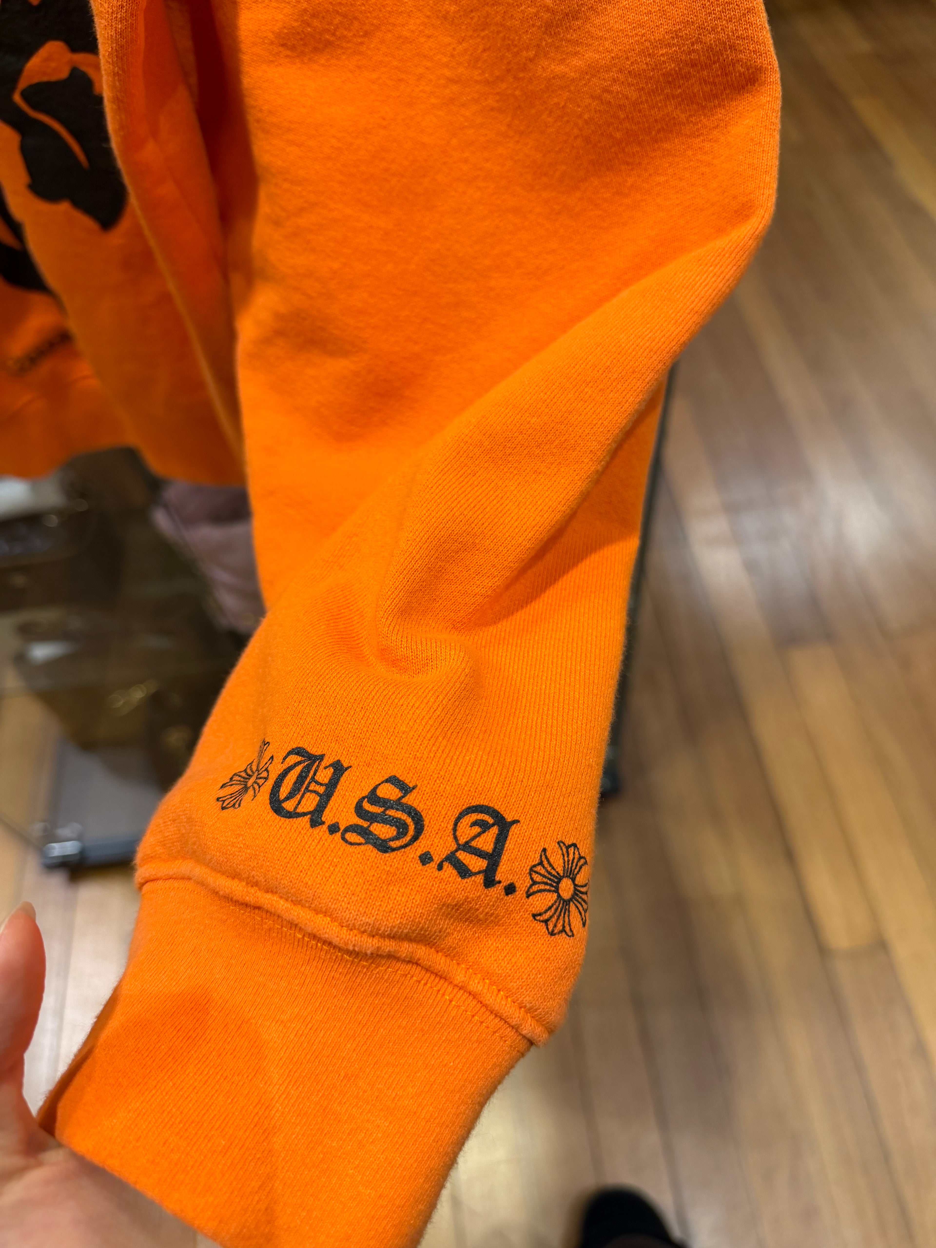 Chrome Hearts Dagger"
Crewneck - Orange