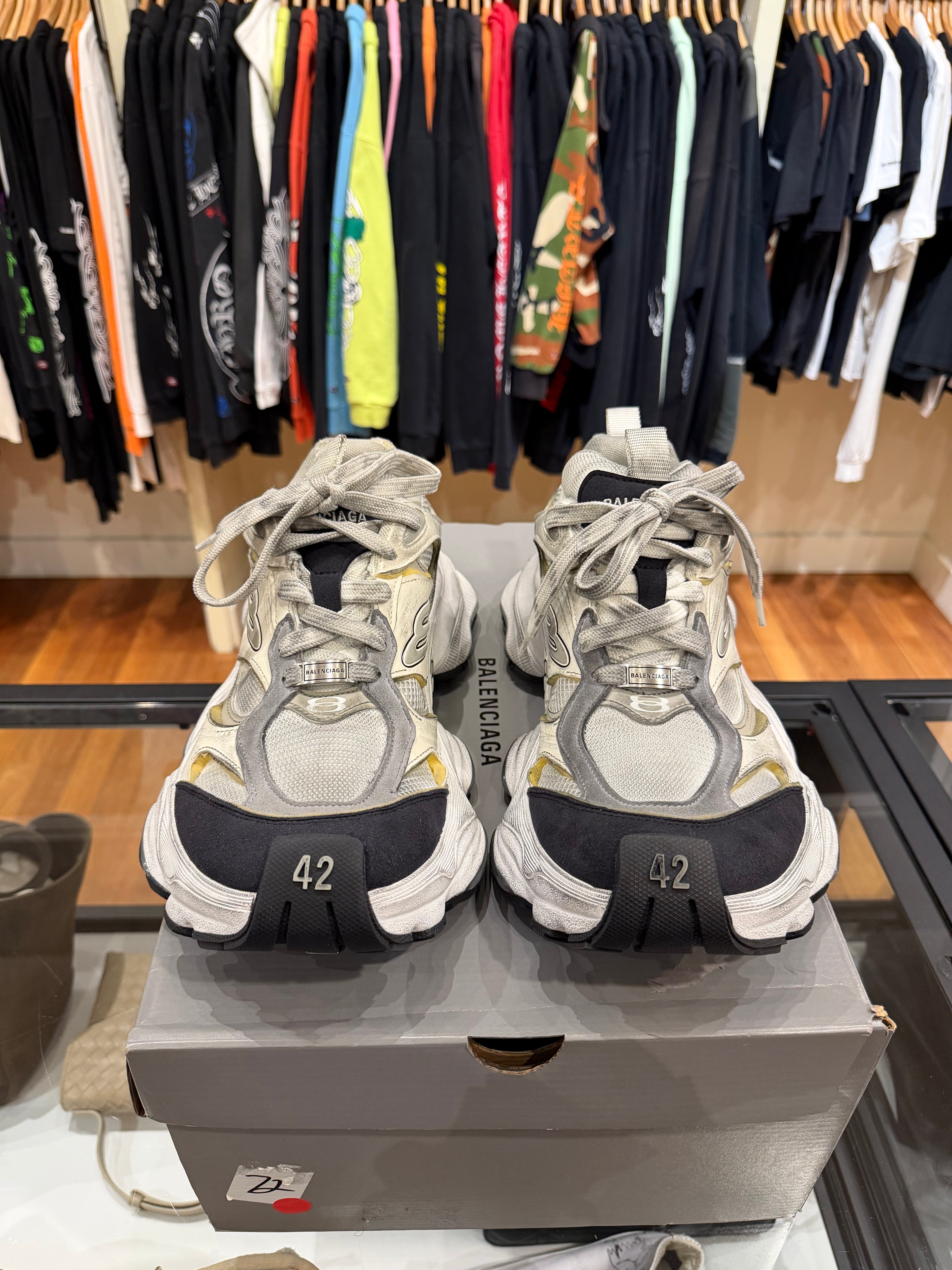 Balenciaga Cargo Sneakers Grey