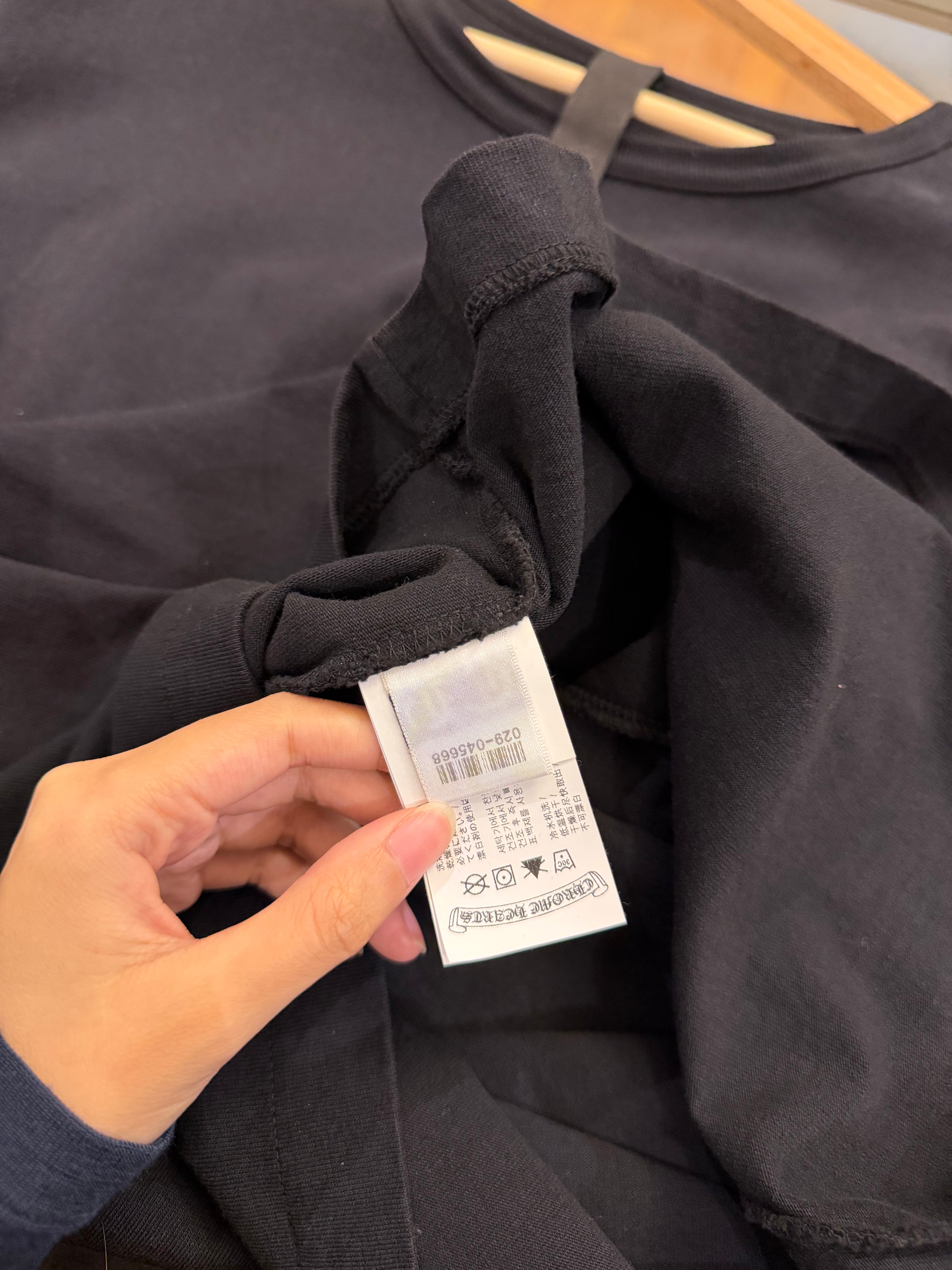 Chrome Hearts Embroidered
Eye Chart Logo Pocket Long