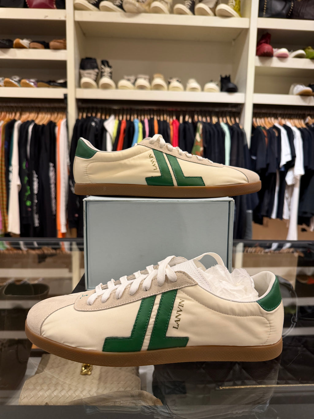 Lanvin JL Sneakers Green